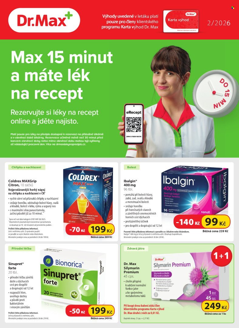 DR. MAX leták - Od neděle 1.2.2026 (2026-02-01 - 2026-02-28)