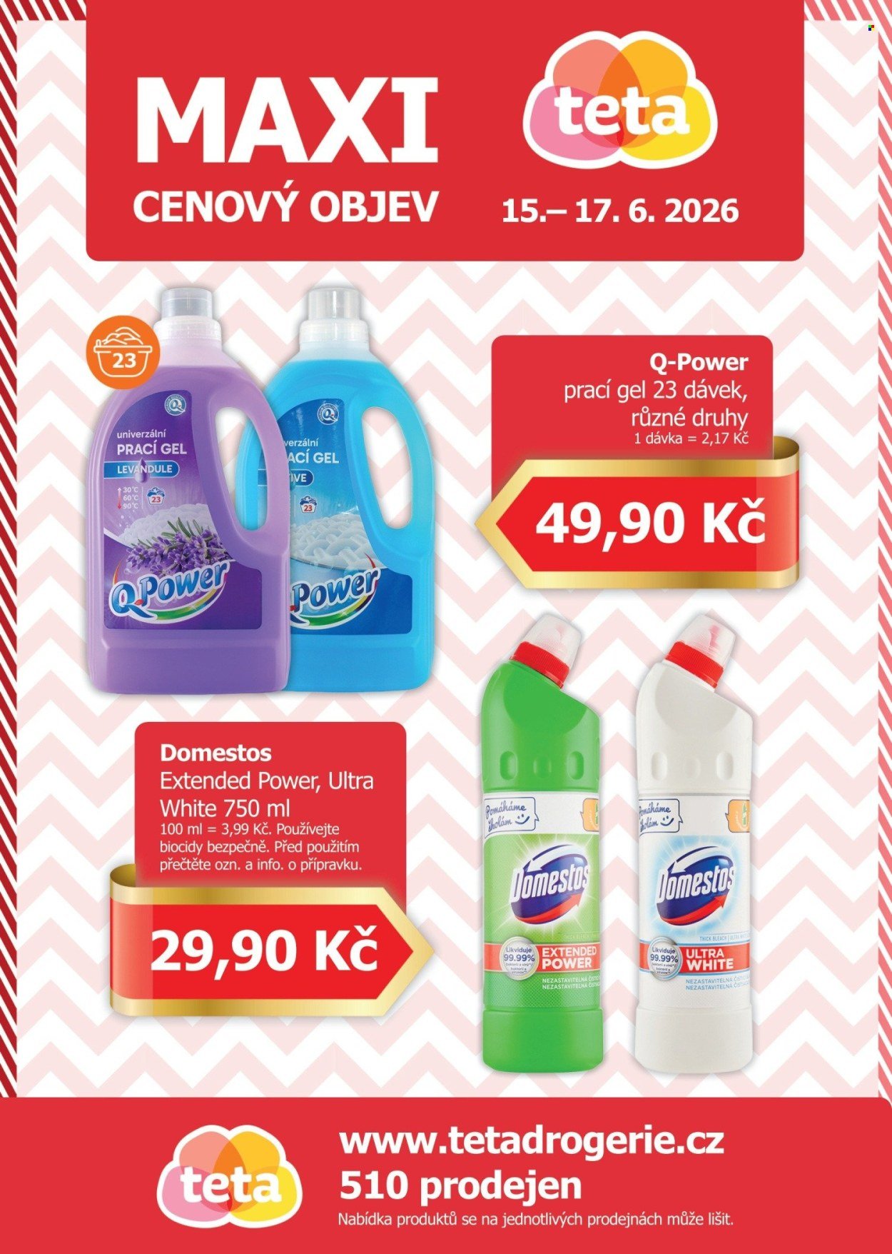 TETA DROGERIE leták - Maxi cenový objev
