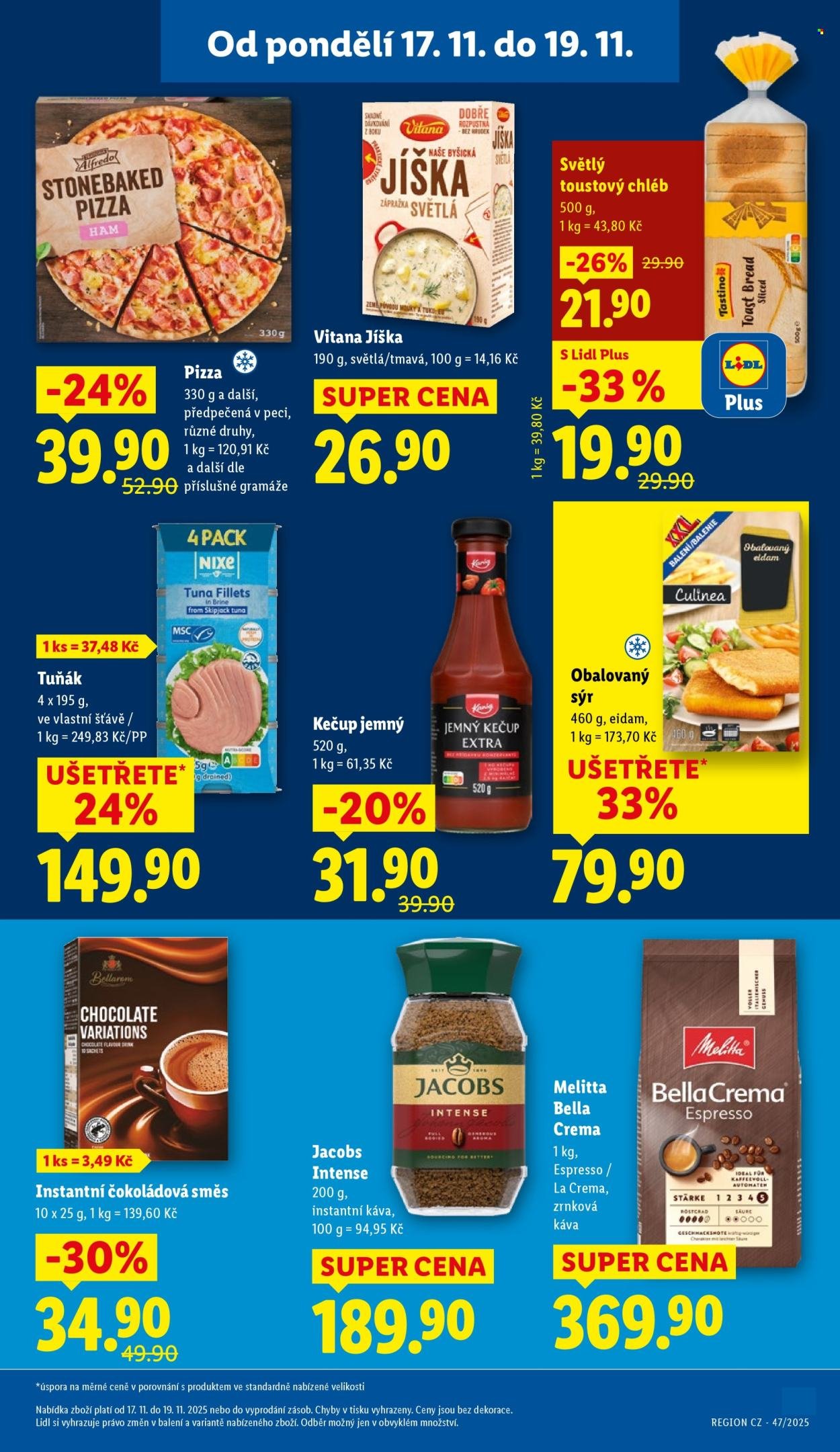 LIDL leták - Od pondělí 17.11.2025 (2025-11-17 - 2025-11-19)