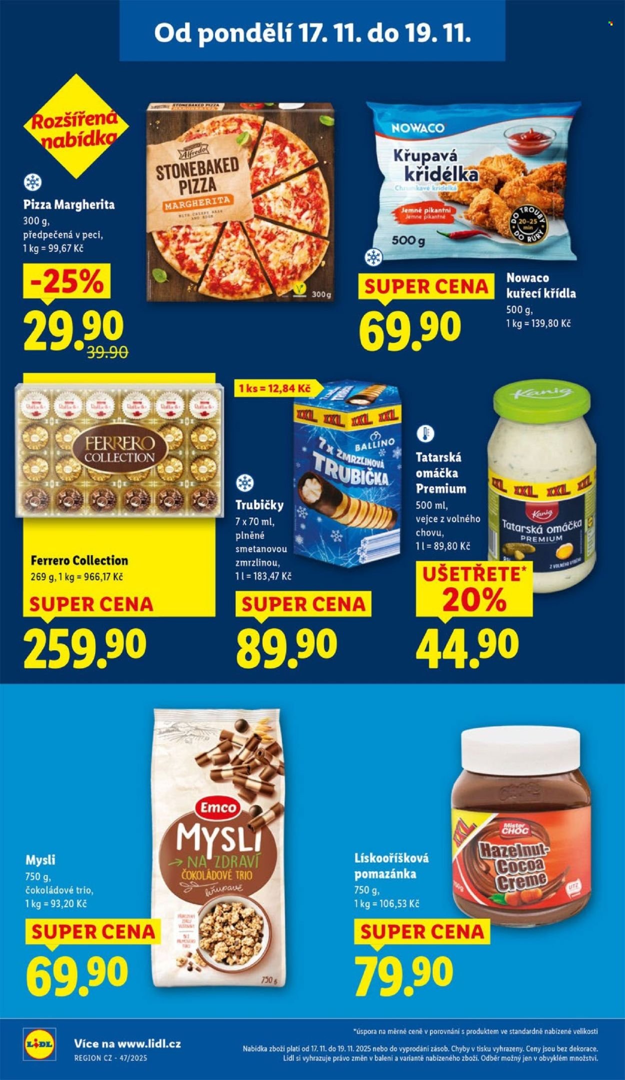 LIDL leták - Od pondělí 17.11.2025 (2025-11-17 - 2025-11-19)