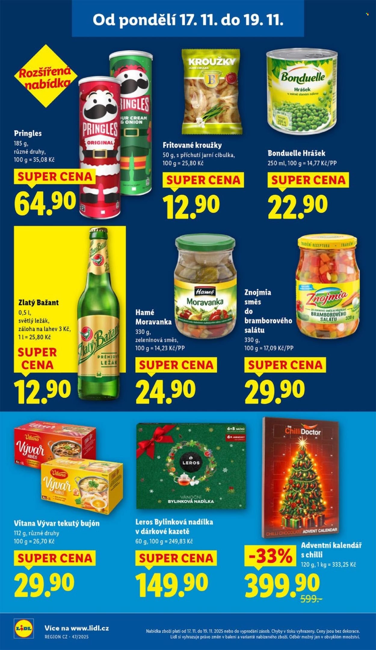 LIDL leták - Od pondělí 17.11.2025 (2025-11-17 - 2025-11-19)