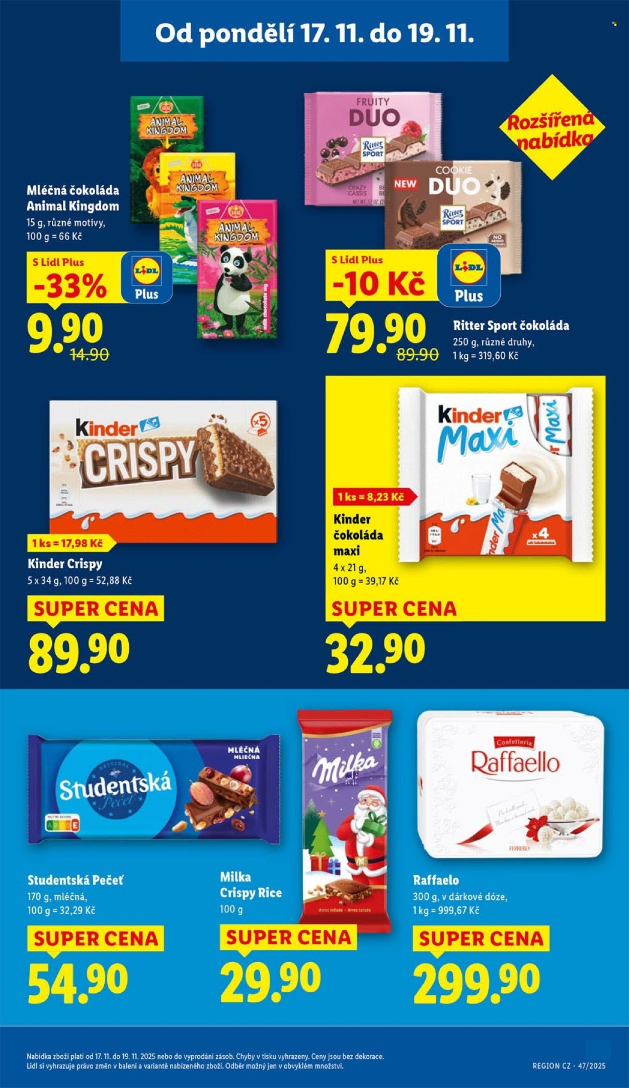 LIDL leták - Od pondělí 17.11.2025 (2025-11-17 - 2025-11-19)