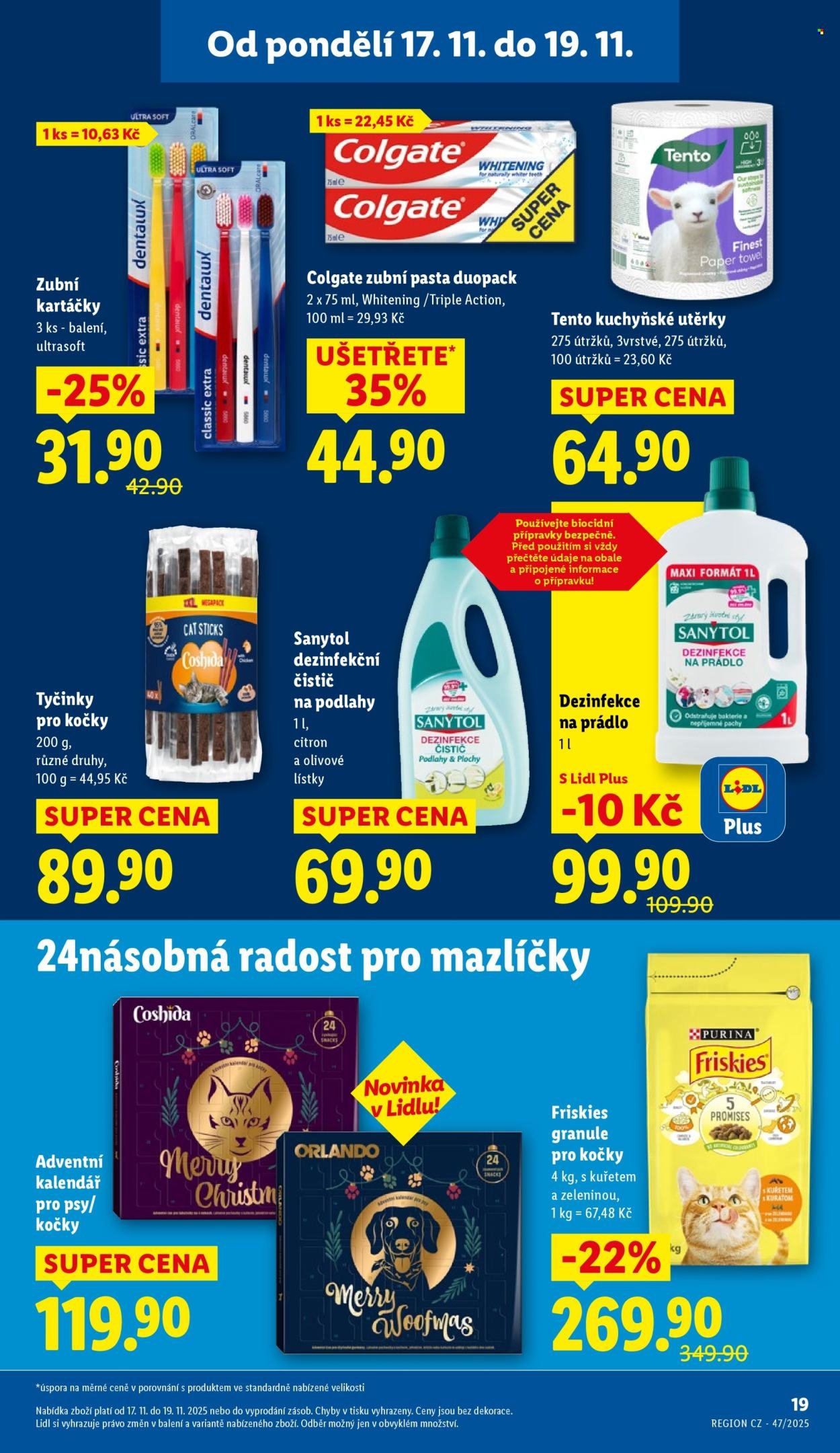 LIDL leták - Od pondělí 17.11.2025 (2025-11-17 - 2025-11-19)