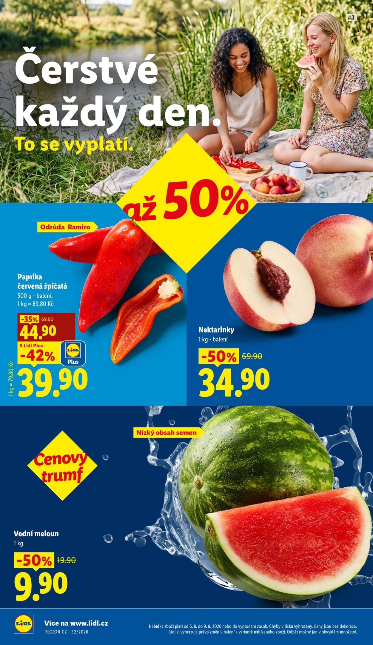 LIDL leták - Od čtvrtka 6.8.2026