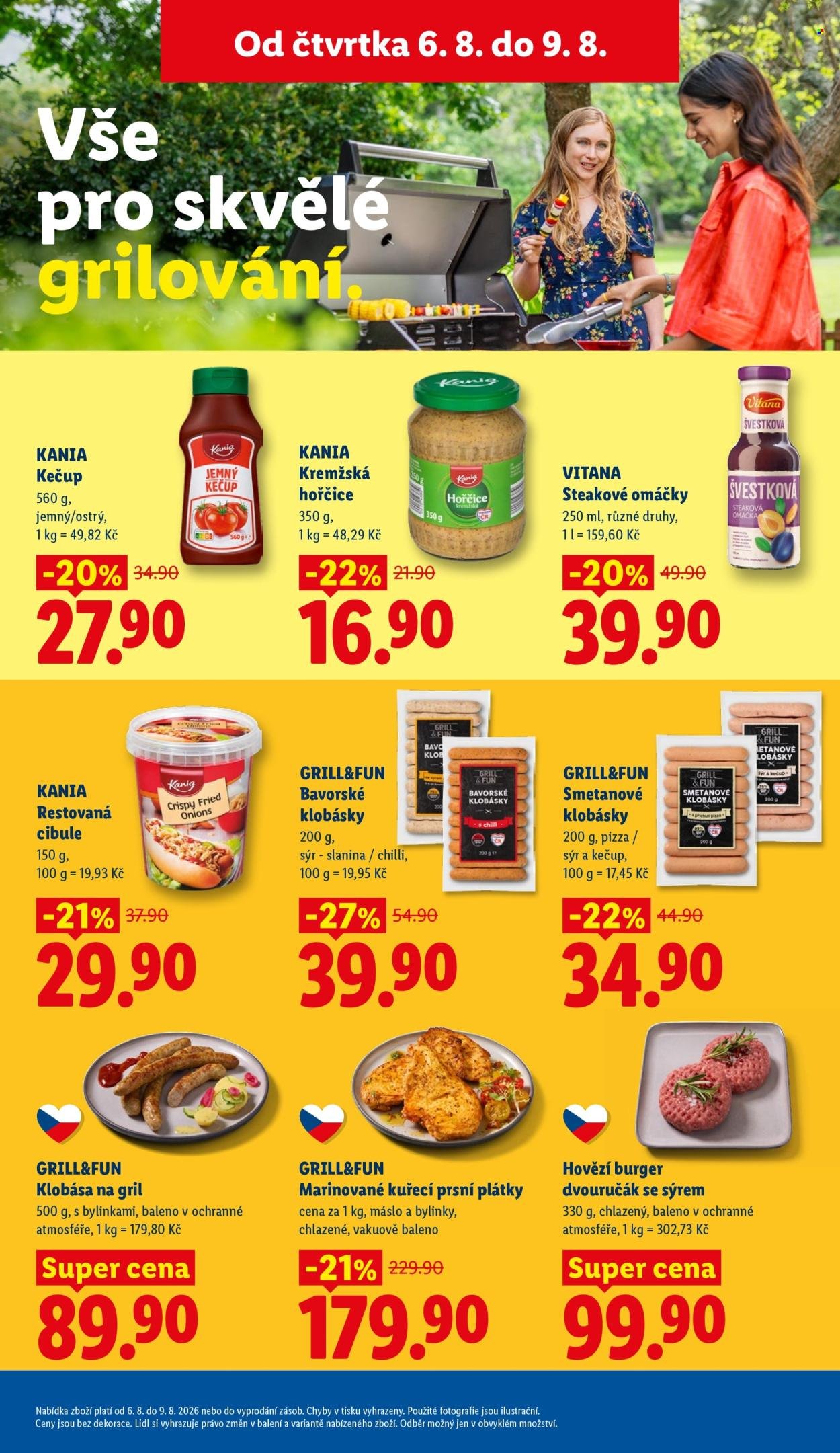 LIDL leták - Od čtvrtka 6.8.2026