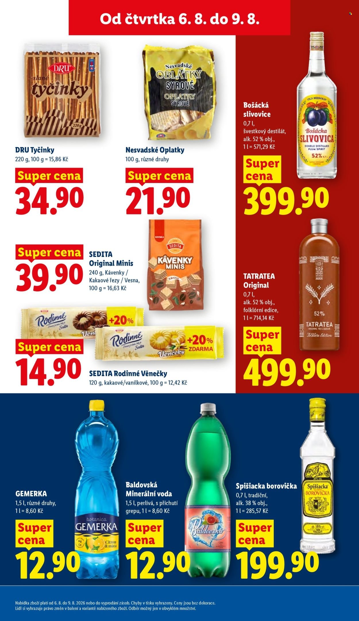 LIDL leták - Od čtvrtka 6.8.2026