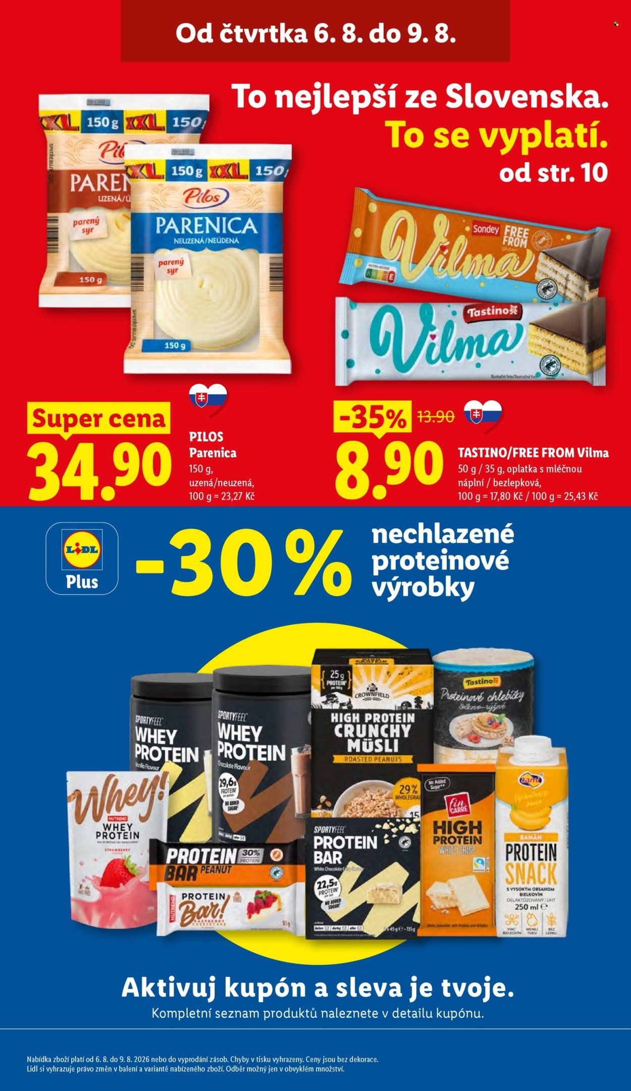 LIDL leták - Od čtvrtka 6.8.2026