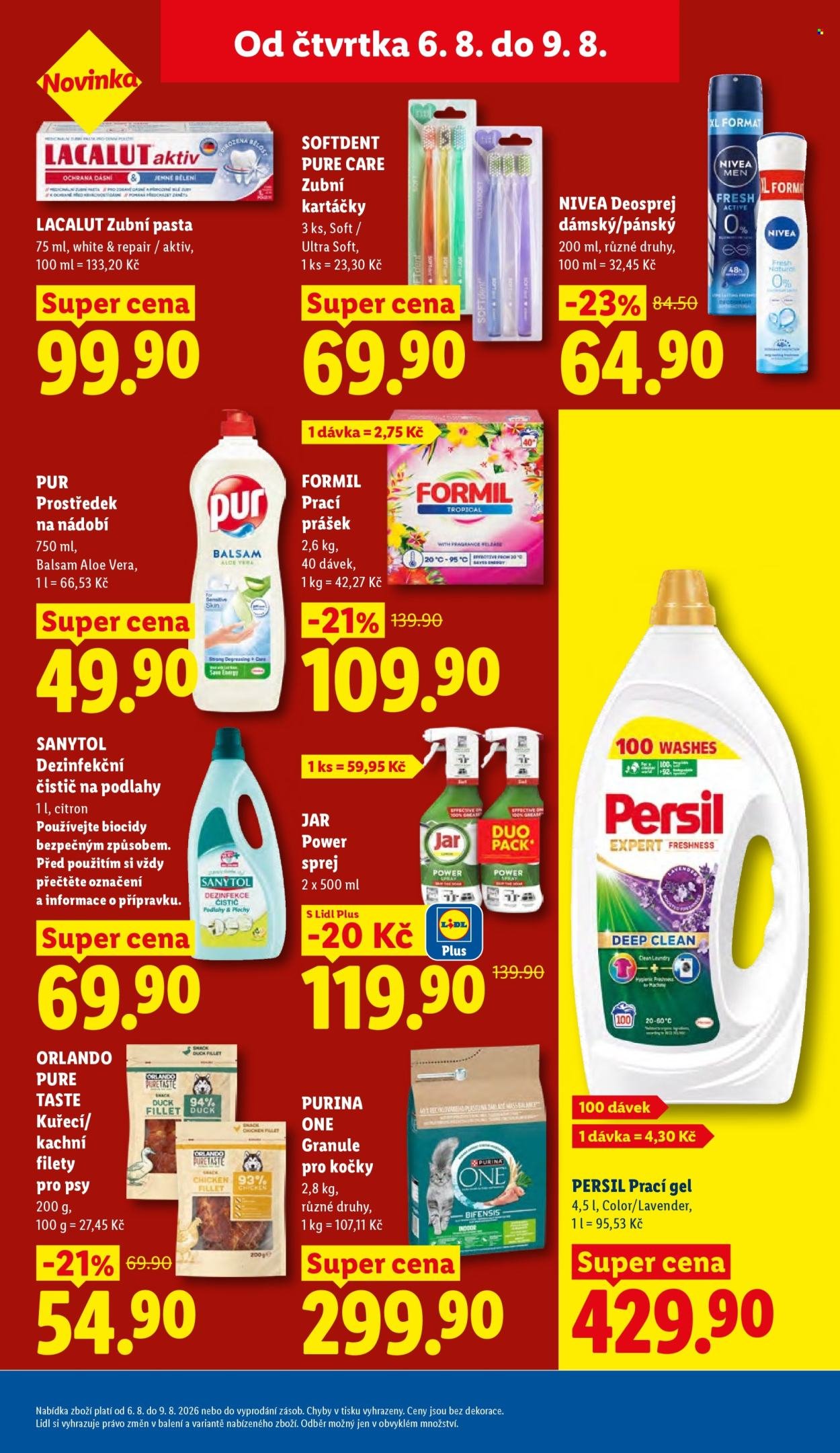 LIDL leták - Od čtvrtka 6.8.2026