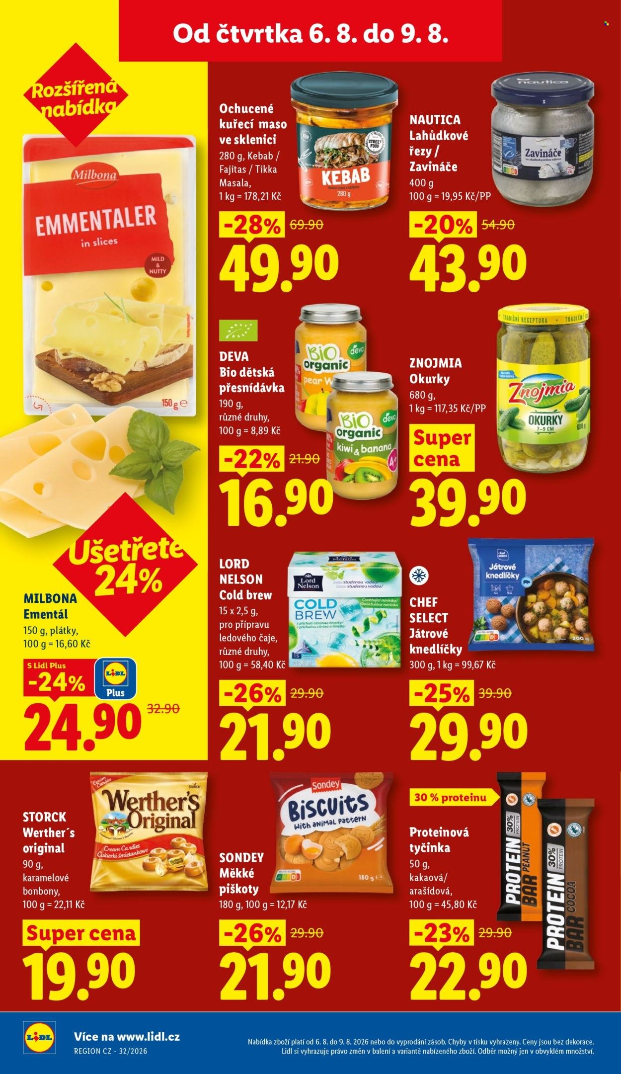 LIDL leták - Od čtvrtka 6.8.2026