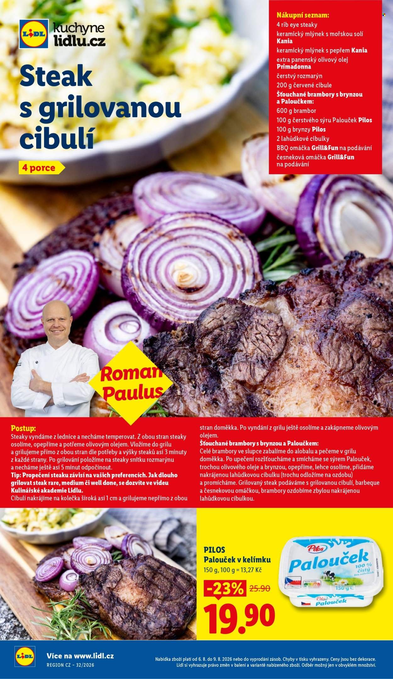 LIDL leták - Od čtvrtka 6.8.2026