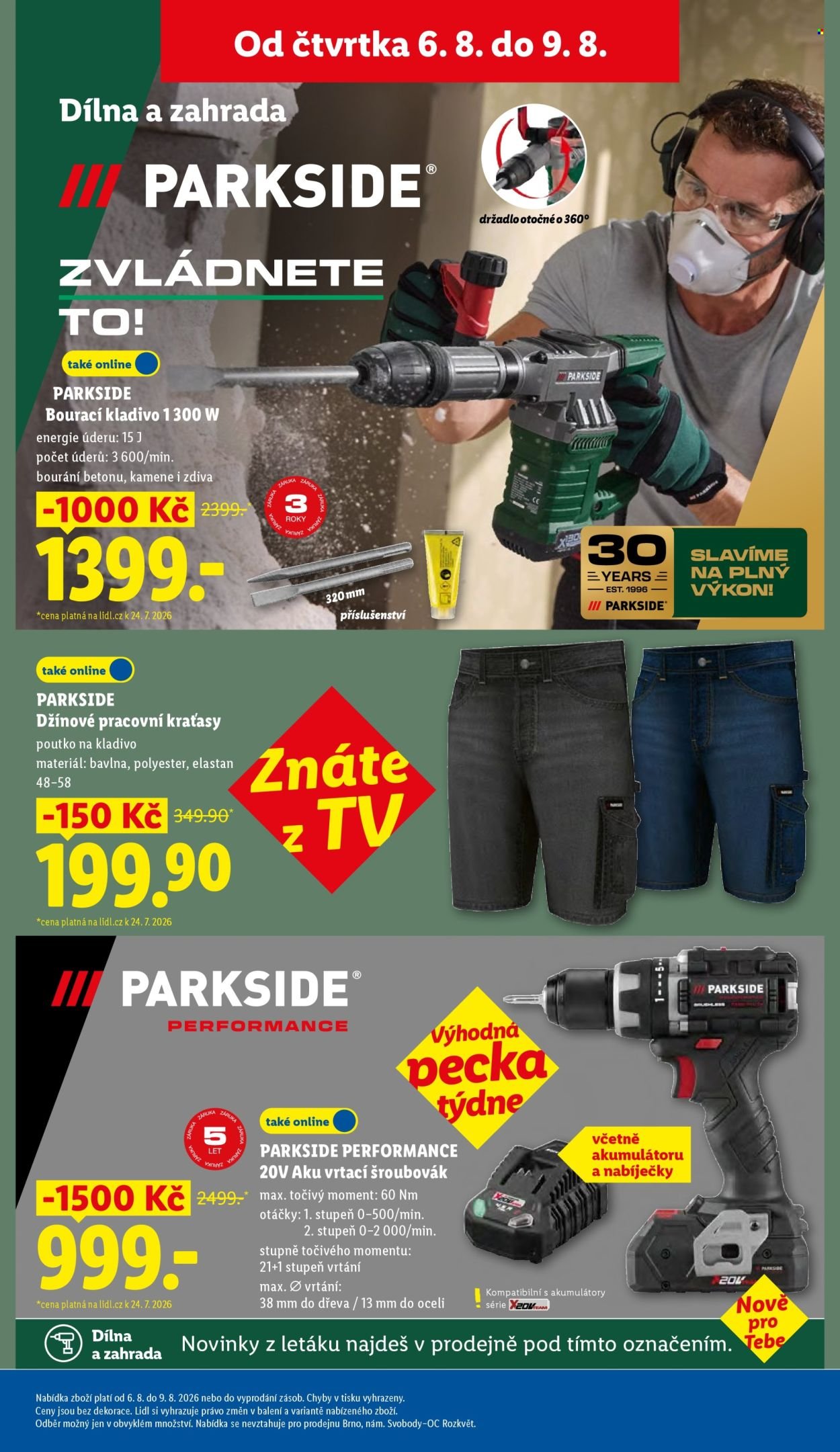 LIDL leták - Od čtvrtka 6.8.2026