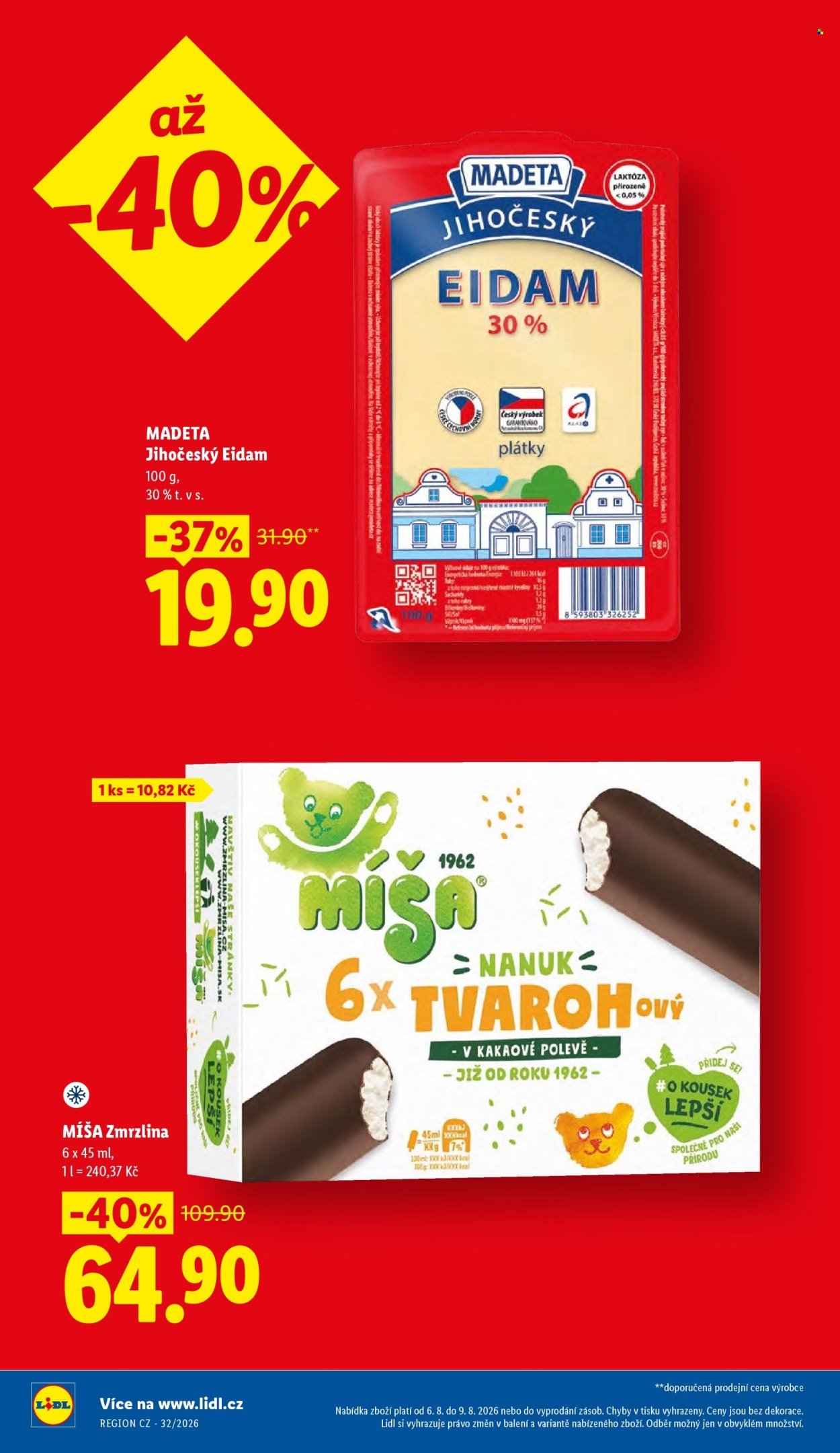 LIDL leták - Od čtvrtka 6.8.2026