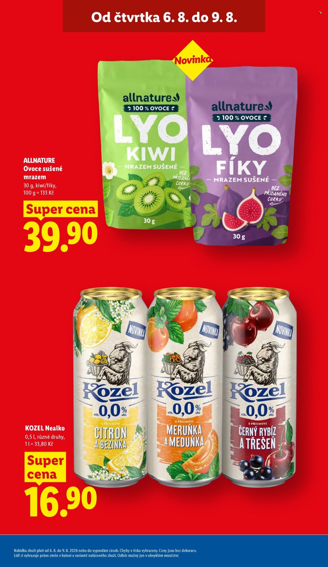 LIDL leták - Od čtvrtka 6.8.2026