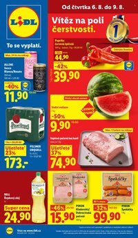 LIDL leták - Od čtvrtka 6.8.2026