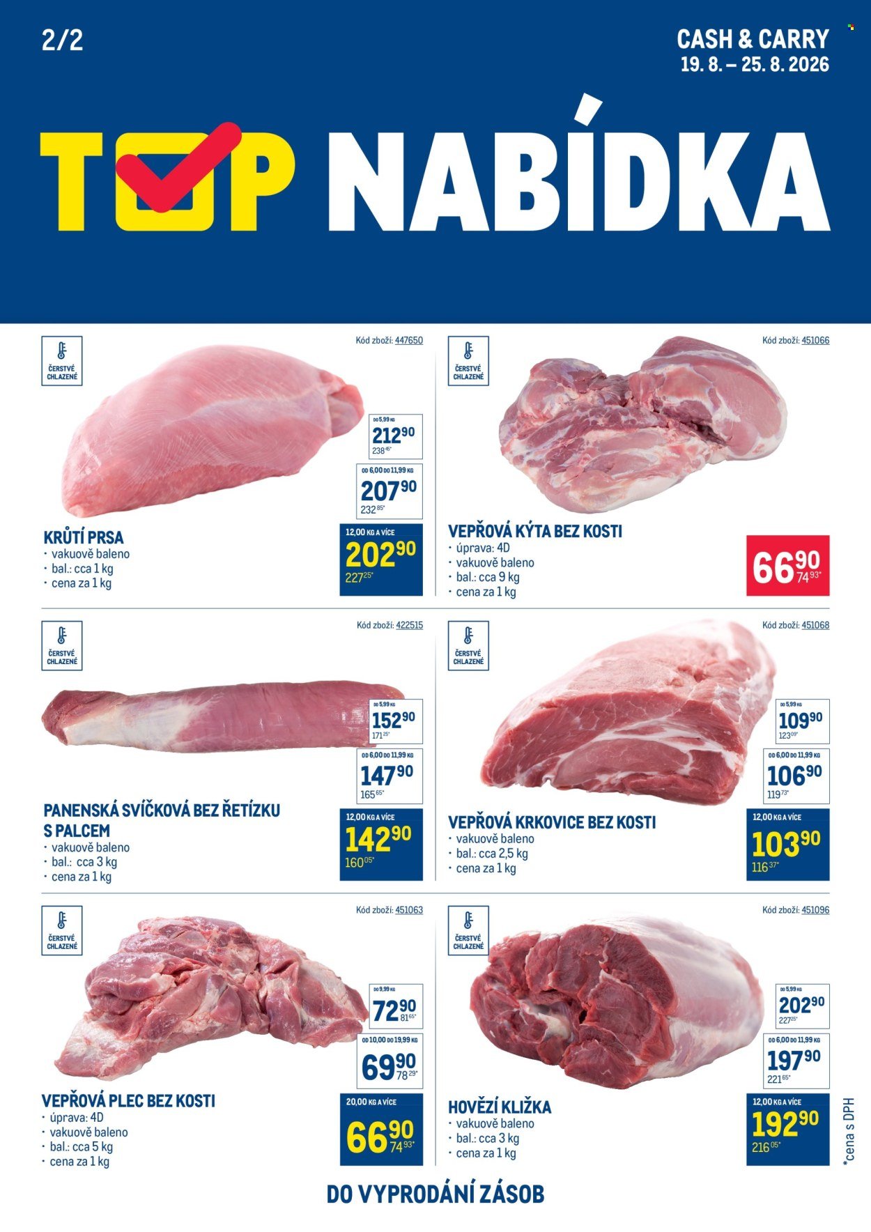 MAKRO leták - TOP maso