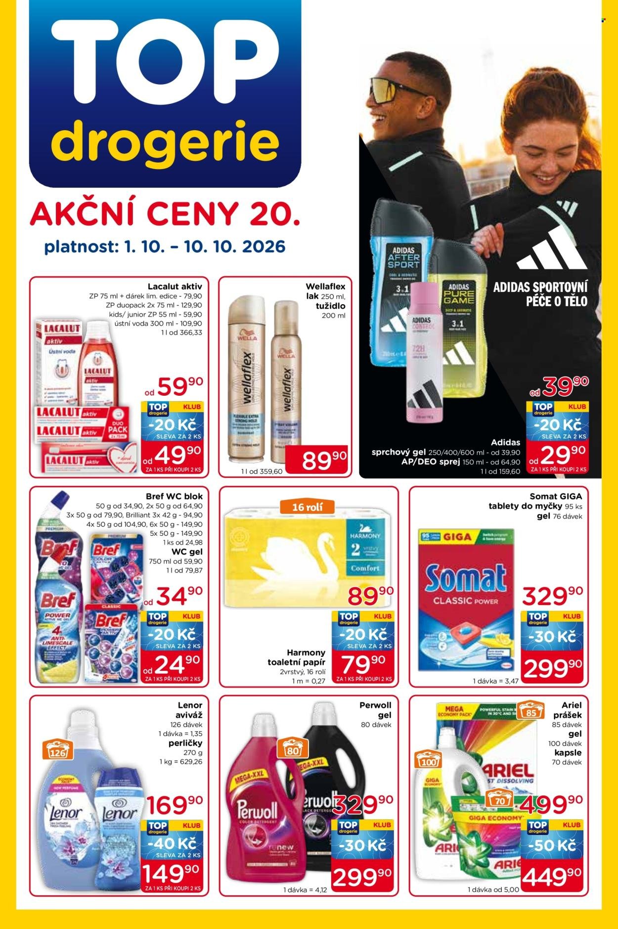 TOP DROGERIE leták - Od čtvrtka 1.10.2026