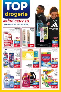 TOP DROGERIE leták - Od čtvrtka 1.10.2026
