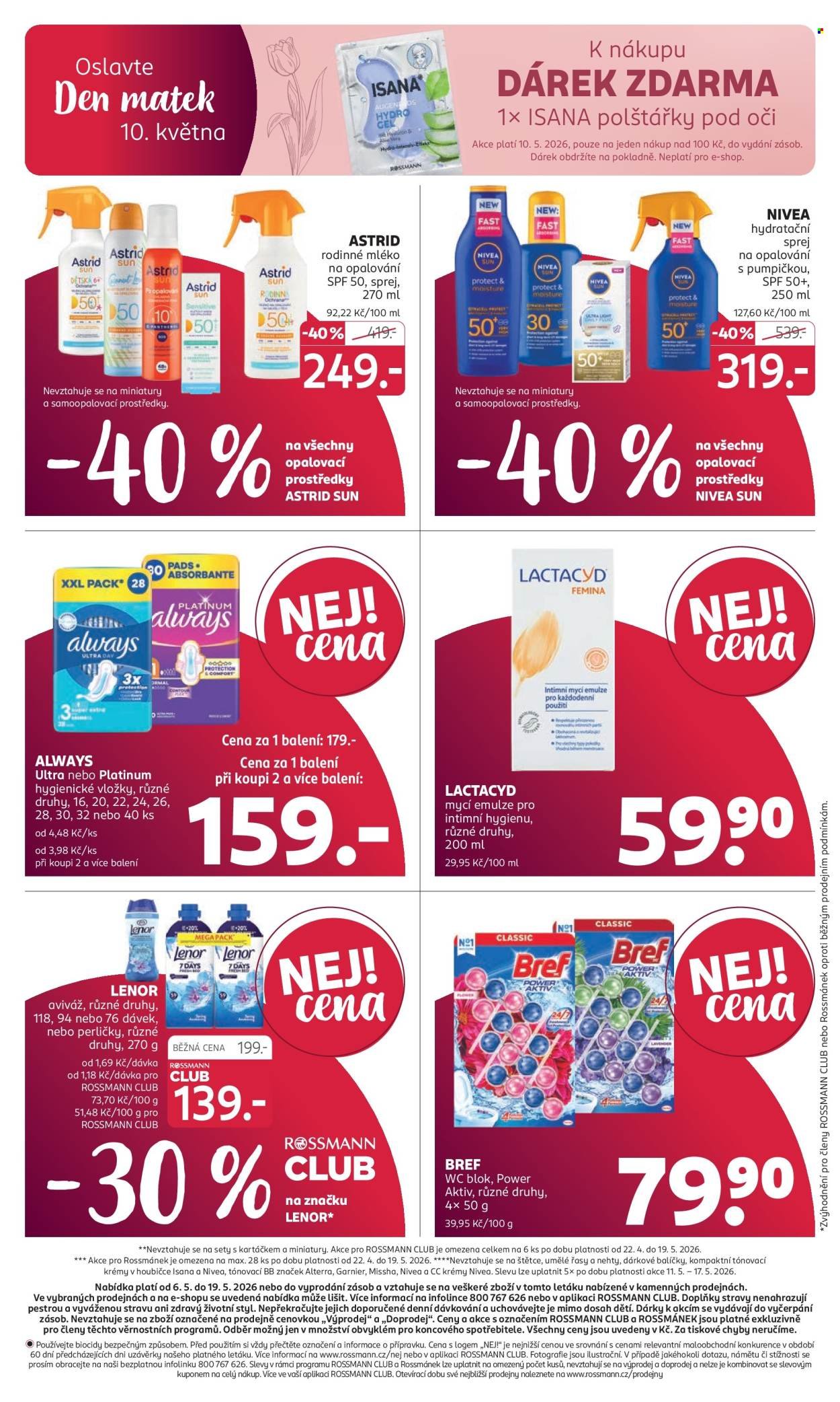 ROSSMANN leták - Od středy 6.5.2026 (2026-05-06 - 2026-05-19)