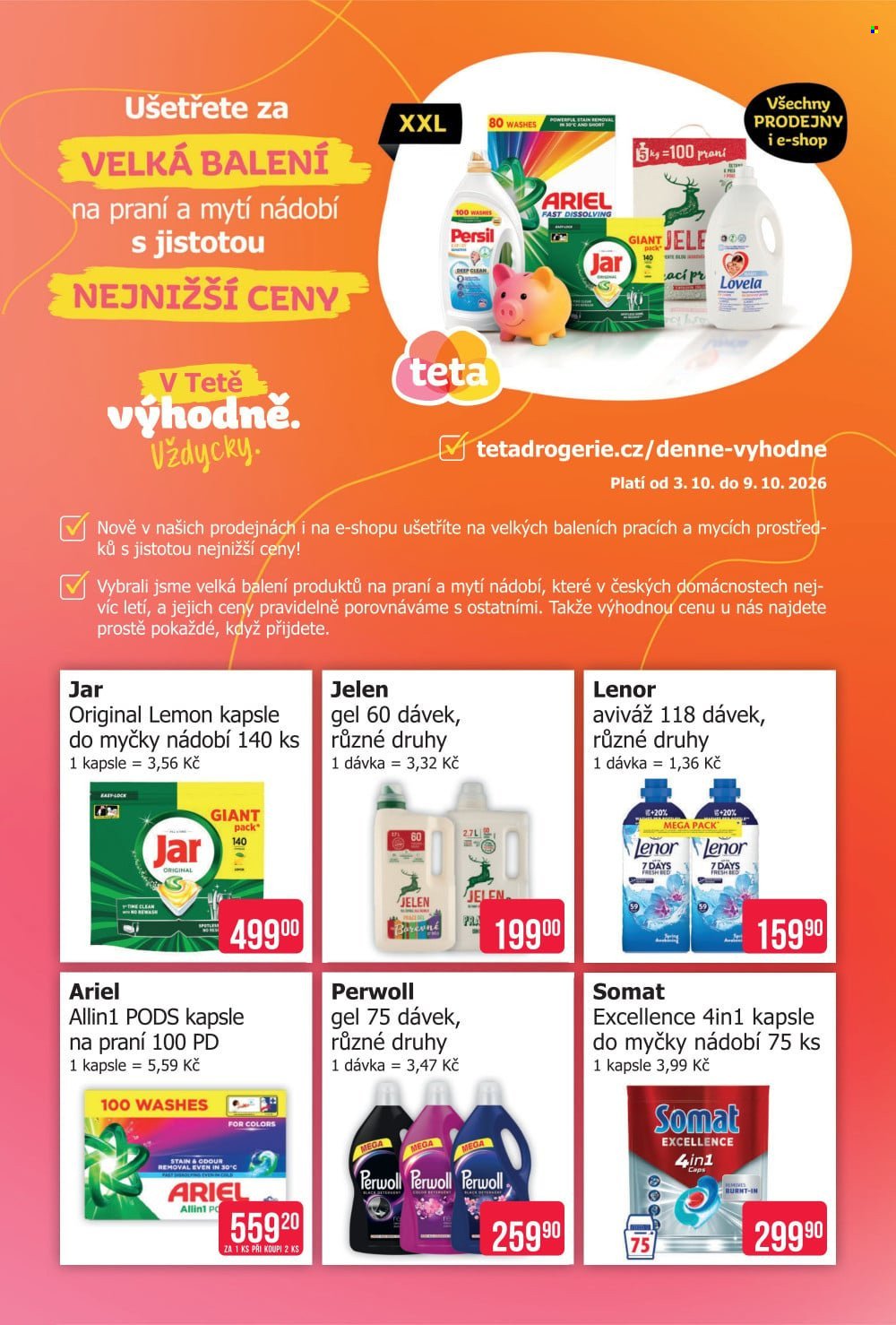 TETA DROGERIE leták - Vždycky výhodně