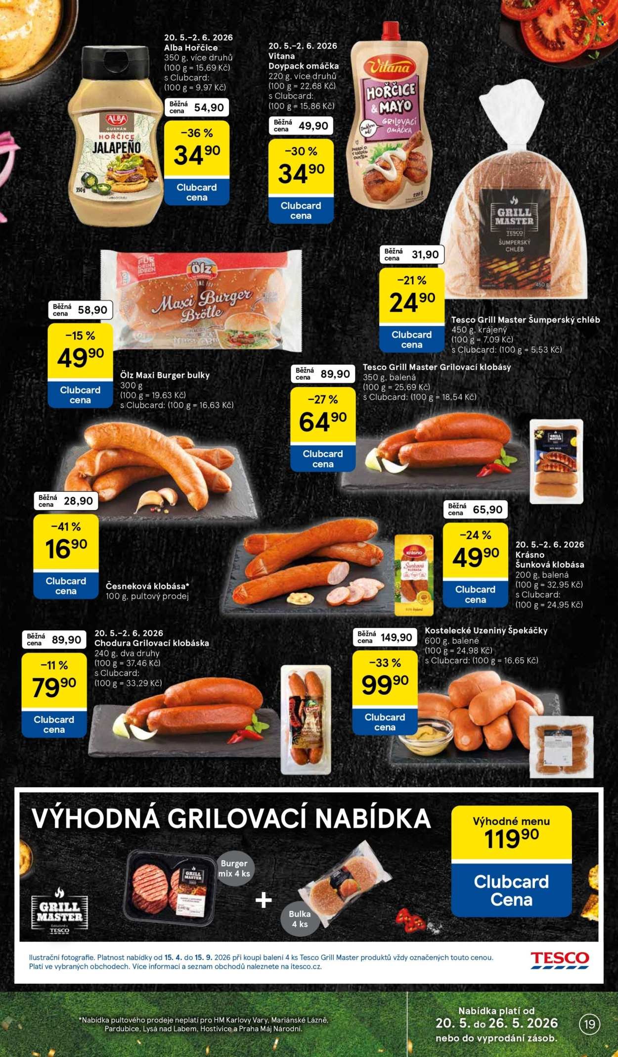 TESCO leták - Vaše šance skórovat (2026-05-20 - 2026-05-26)