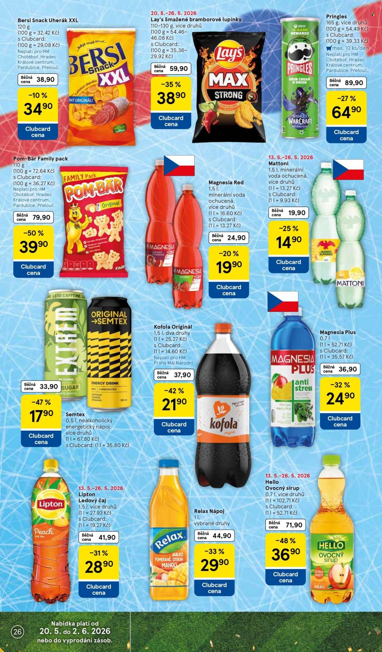 TESCO leták - Vaše šance skórovat (2026-05-20 - 2026-05-26)