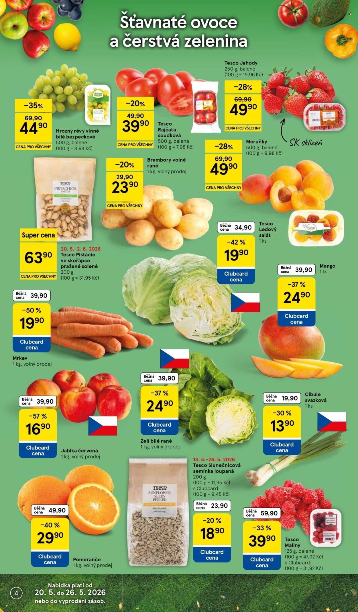 TESCO leták - Vaše šance skórovat (2026-05-20 - 2026-05-26)