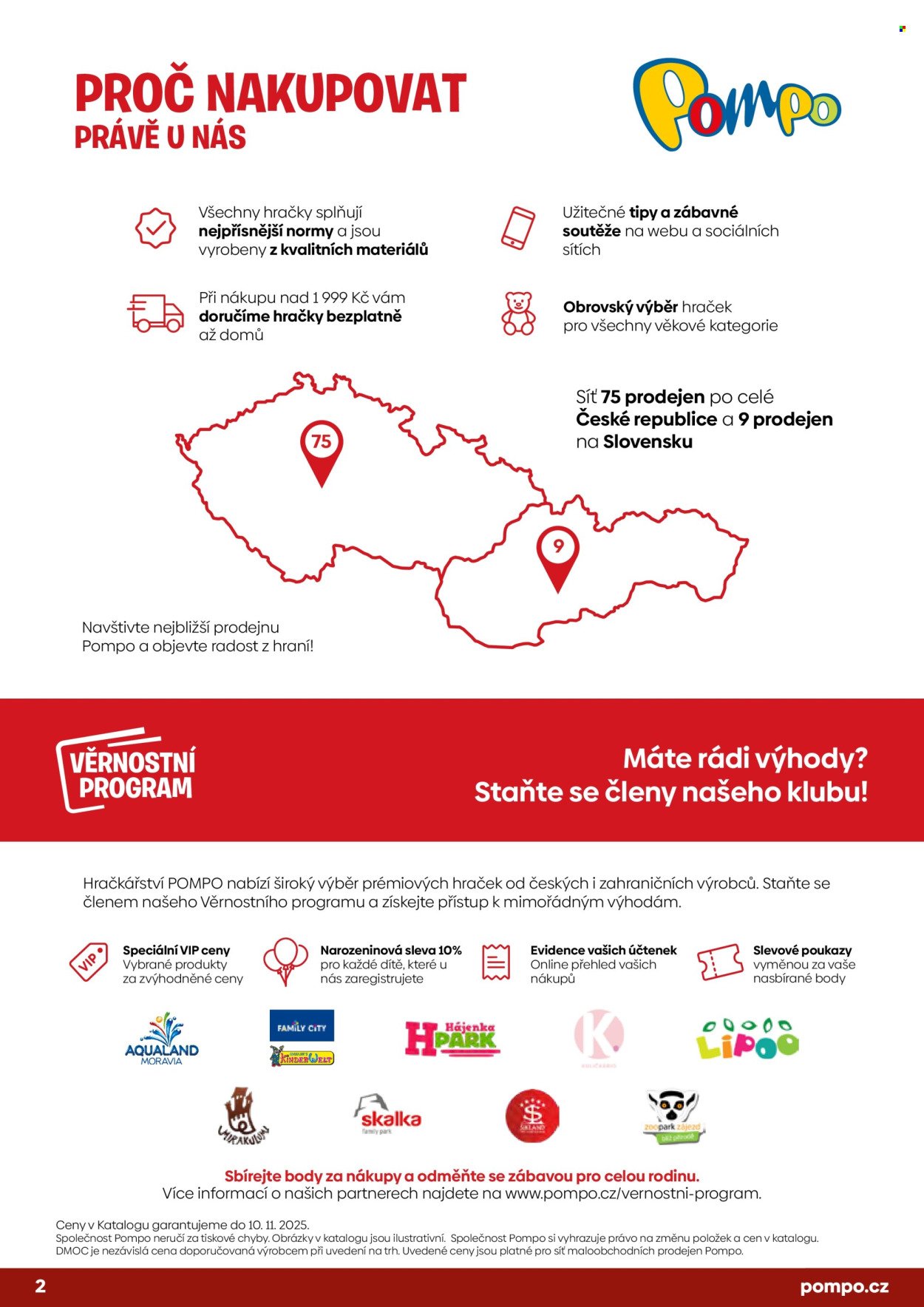 POMPO leták - Vánoce 2025 (2025-10-17 - 2025-11-10)