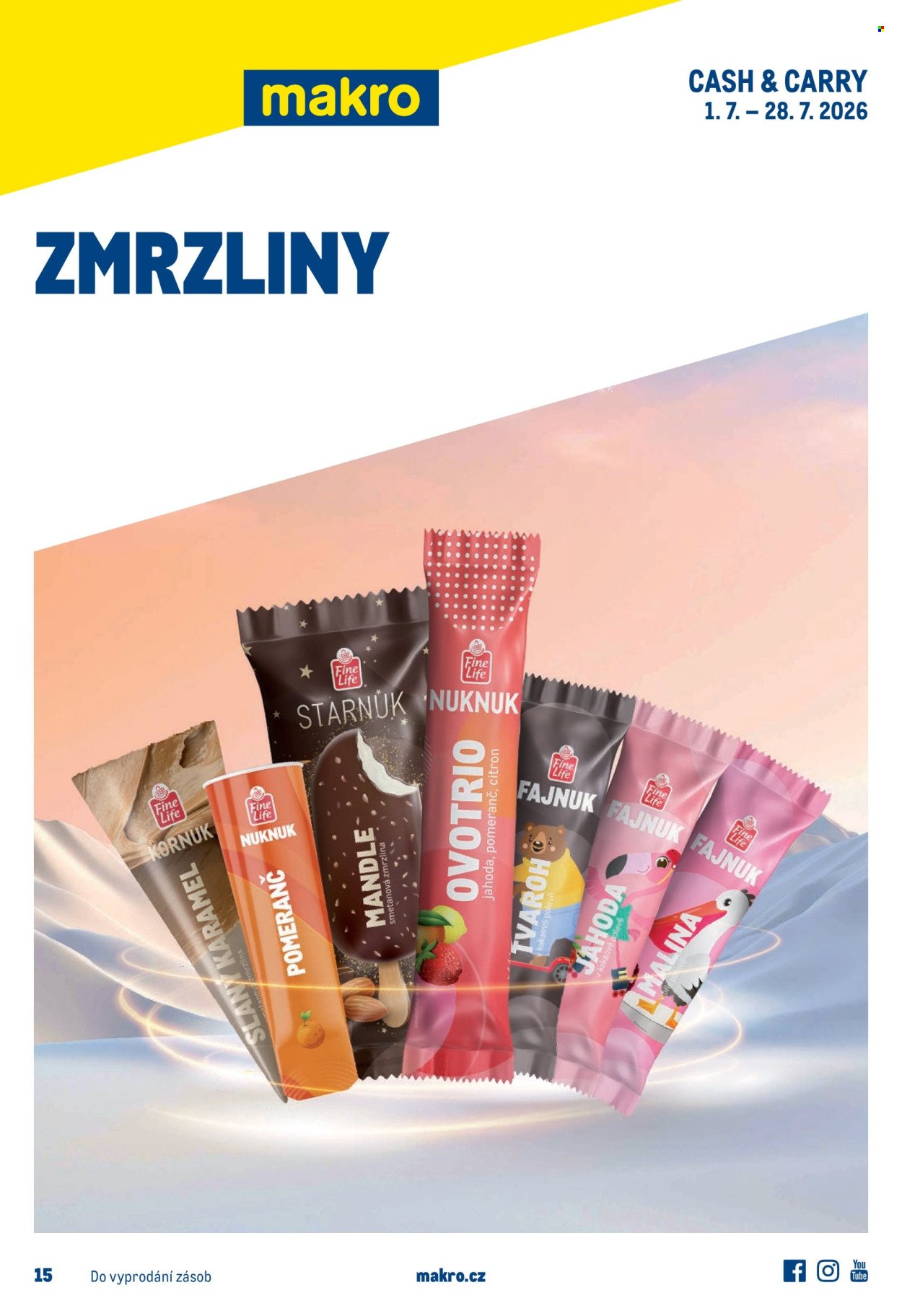 MAKRO leták - Zmrzliny