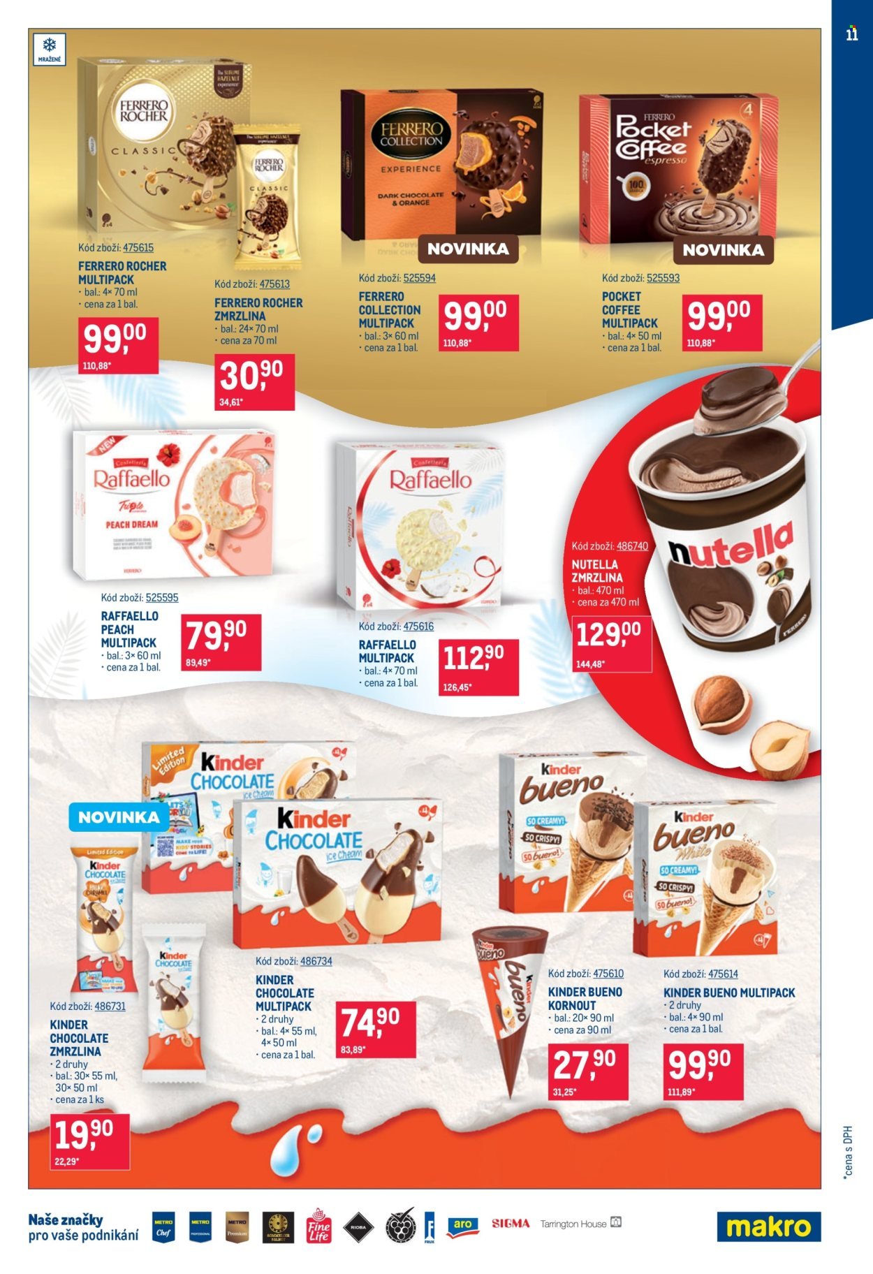 MAKRO leták - Zmrzliny