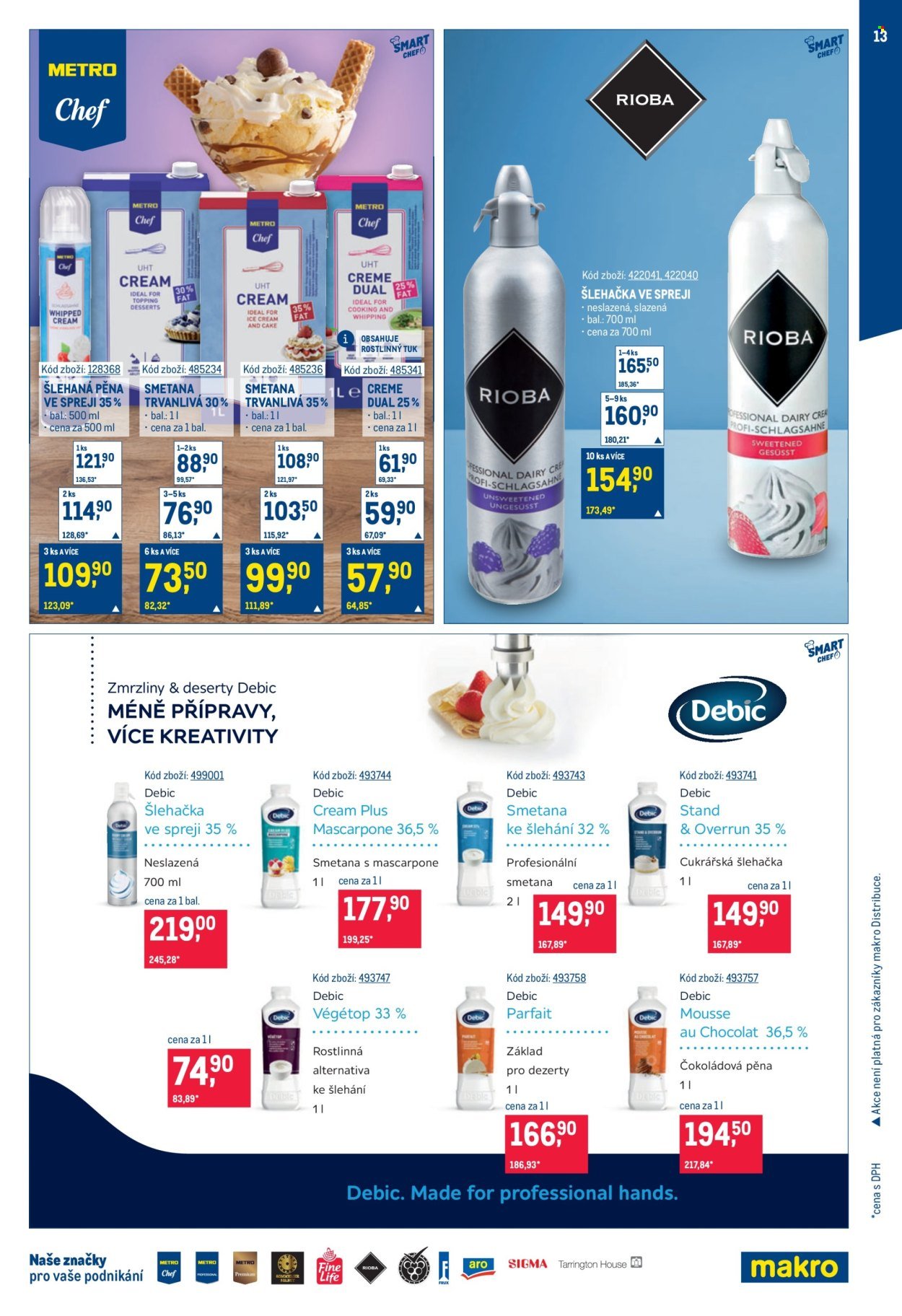MAKRO leták - Zmrzliny