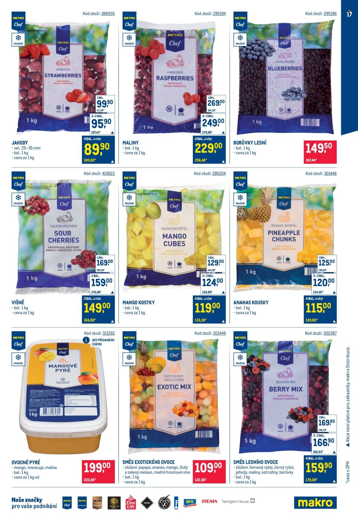 MAKRO leták - Zmrzliny
