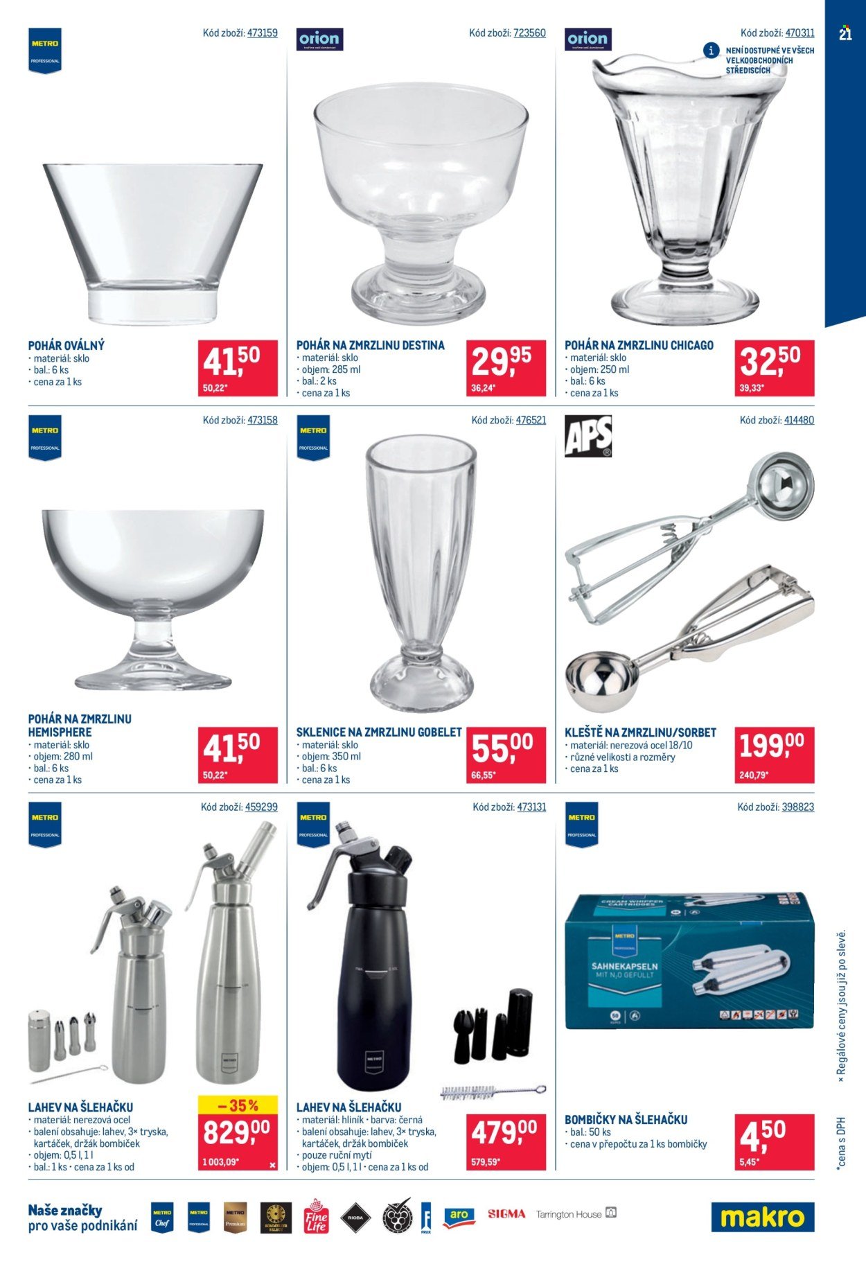 MAKRO leták - Zmrzliny