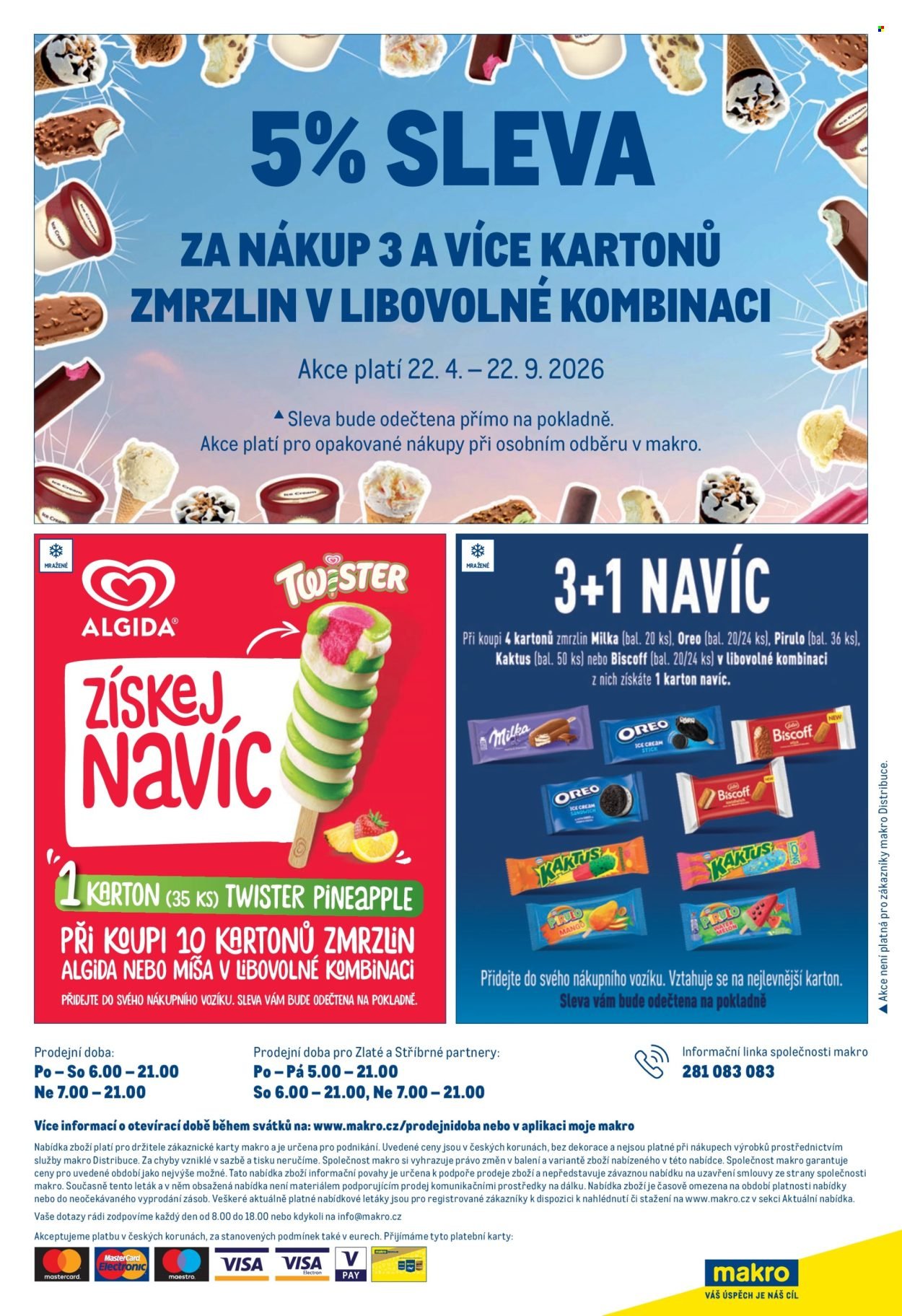 MAKRO leták - Zmrzliny