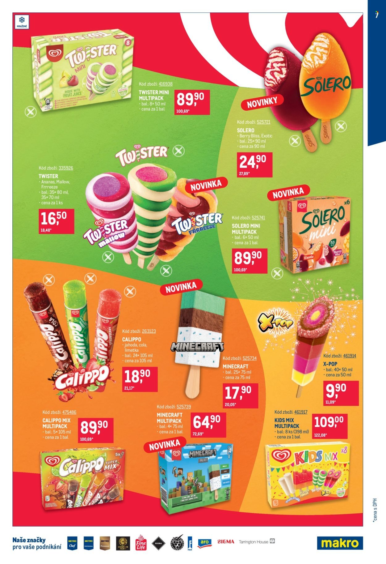 MAKRO leták - Zmrzliny