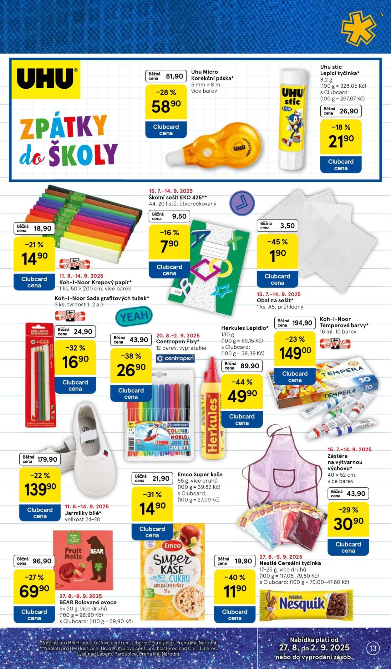 TESCO leták - 15 let s Clubcard (2025-08-27 - 2025-09-02)