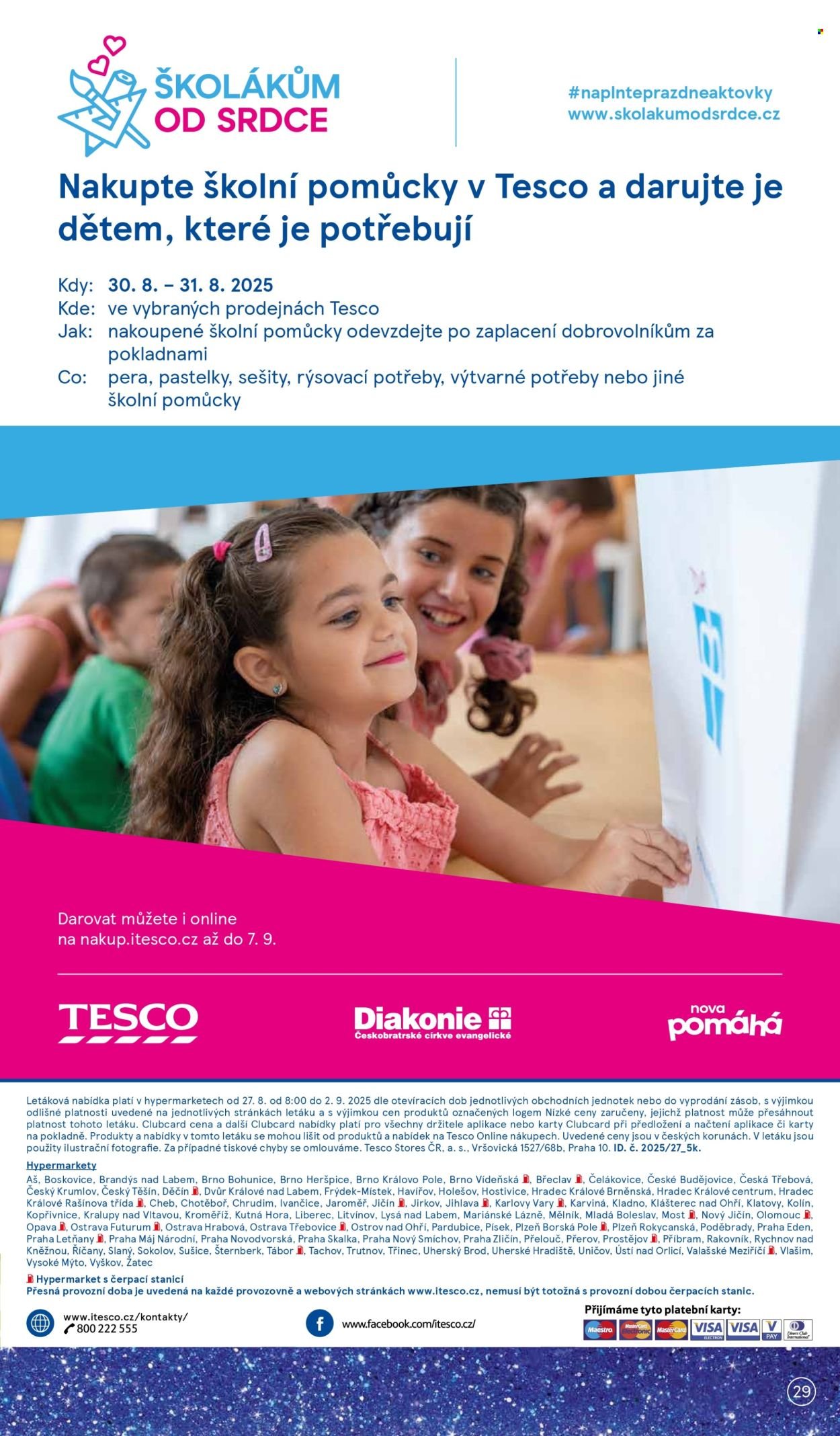 TESCO leták - 15 let s Clubcard (2025-08-27 - 2025-09-02)