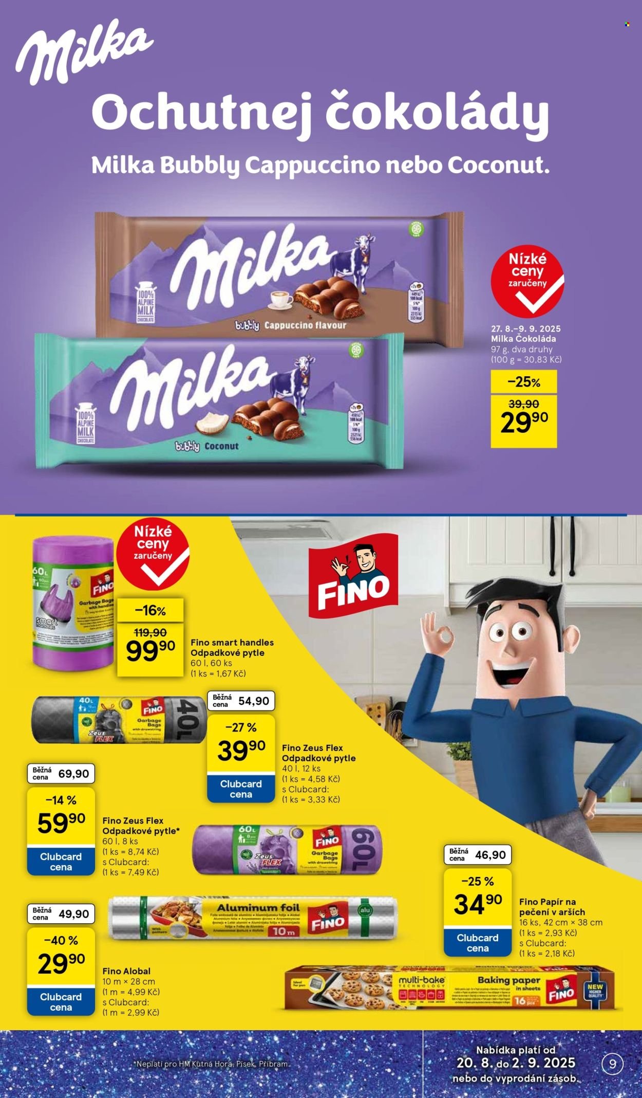 TESCO leták - 15 let s Clubcard (2025-08-27 - 2025-09-02)