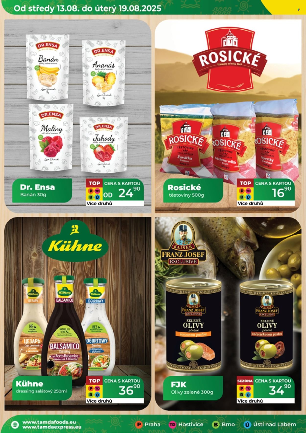 TAMDA FOODS leták - Od středy 13.8.2025 (2025-08-13 - 2025-08-19)