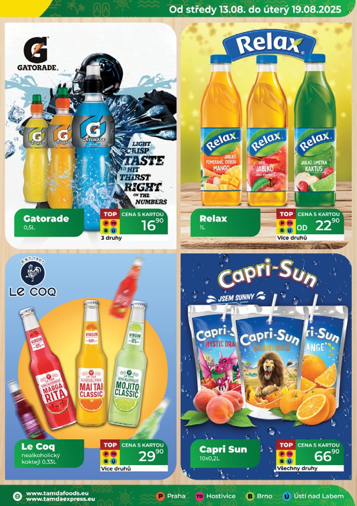 TAMDA FOODS leták - Od středy 13.8.2025 (2025-08-13 - 2025-08-19)