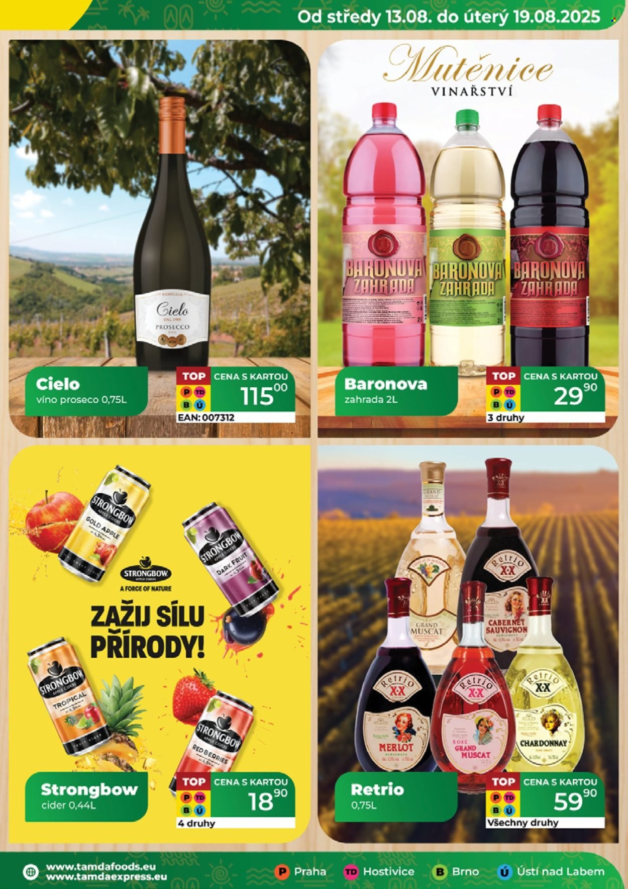 TAMDA FOODS leták - Od středy 13.8.2025 (2025-08-13 - 2025-08-19)