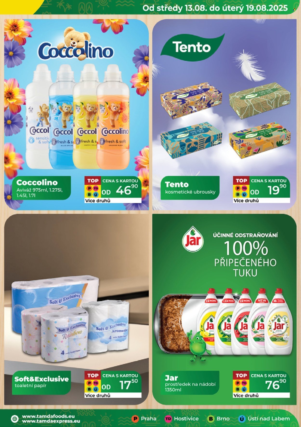 TAMDA FOODS leták - Od středy 13.8.2025 (2025-08-13 - 2025-08-19)