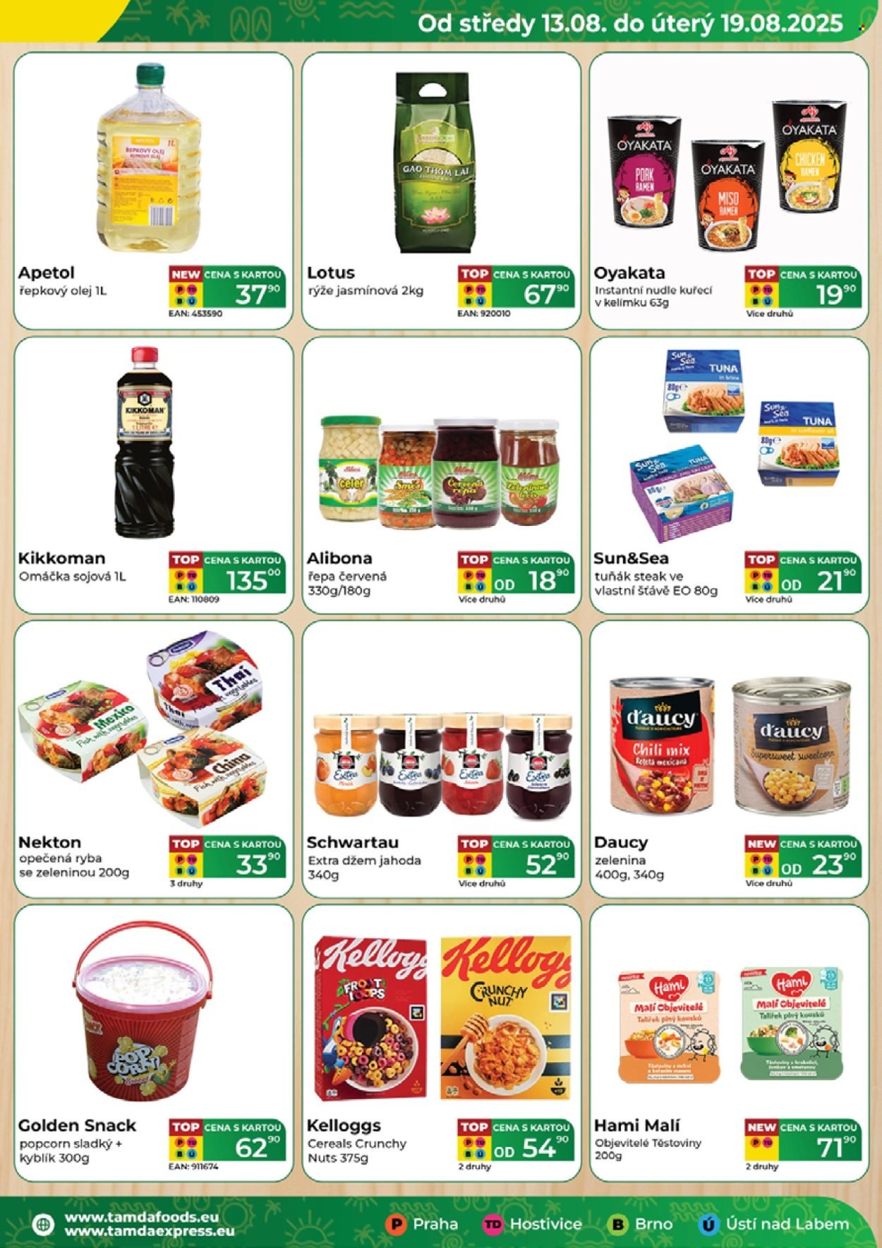 TAMDA FOODS leták - Od středy 13.8.2025 (2025-08-13 - 2025-08-19)