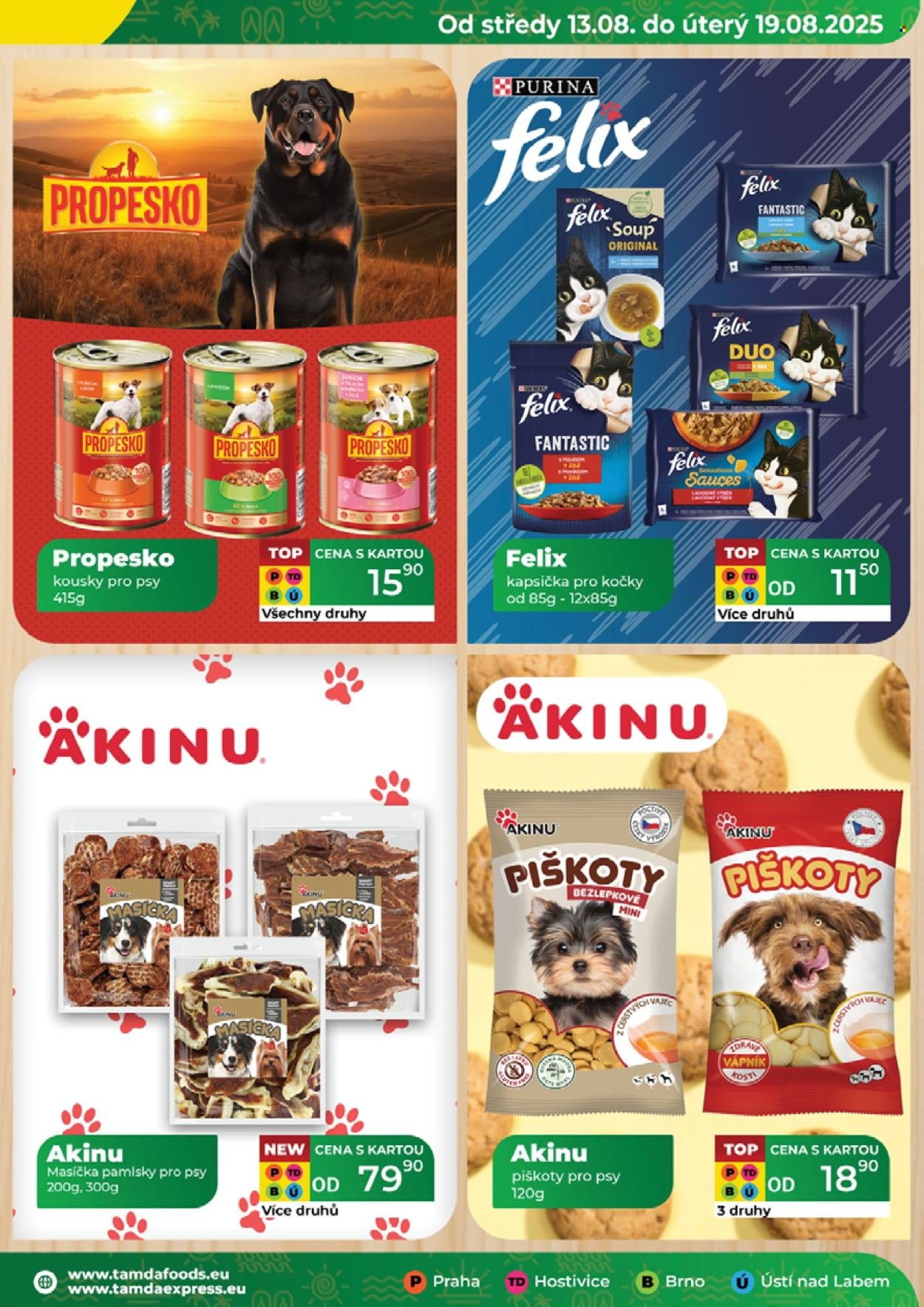 TAMDA FOODS leták - Od středy 13.8.2025 (2025-08-13 - 2025-08-19)