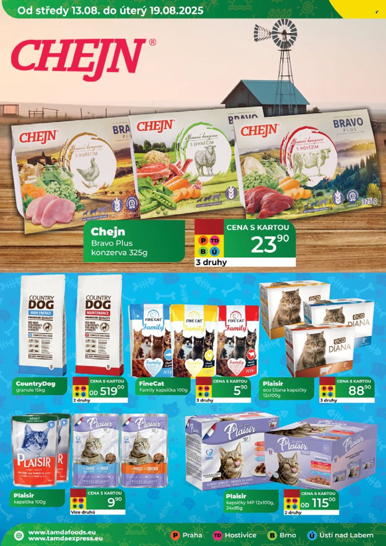 TAMDA FOODS leták - Od středy 13.8.2025 (2025-08-13 - 2025-08-19)