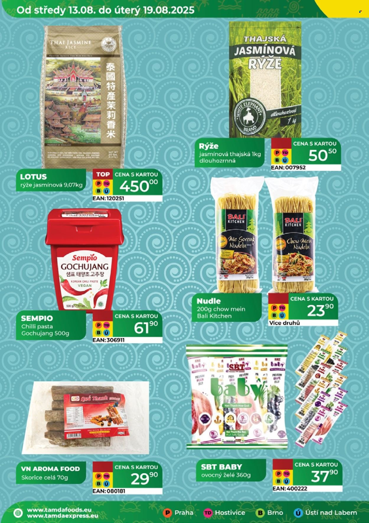 TAMDA FOODS leták - Od středy 13.8.2025 (2025-08-13 - 2025-08-19)