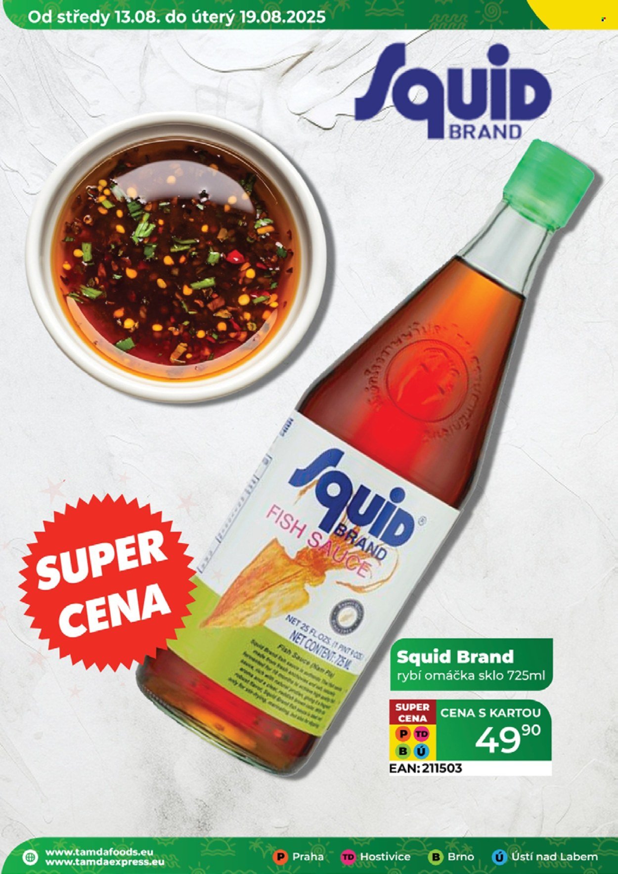 TAMDA FOODS leták - Od středy 13.8.2025 (2025-08-13 - 2025-08-19)