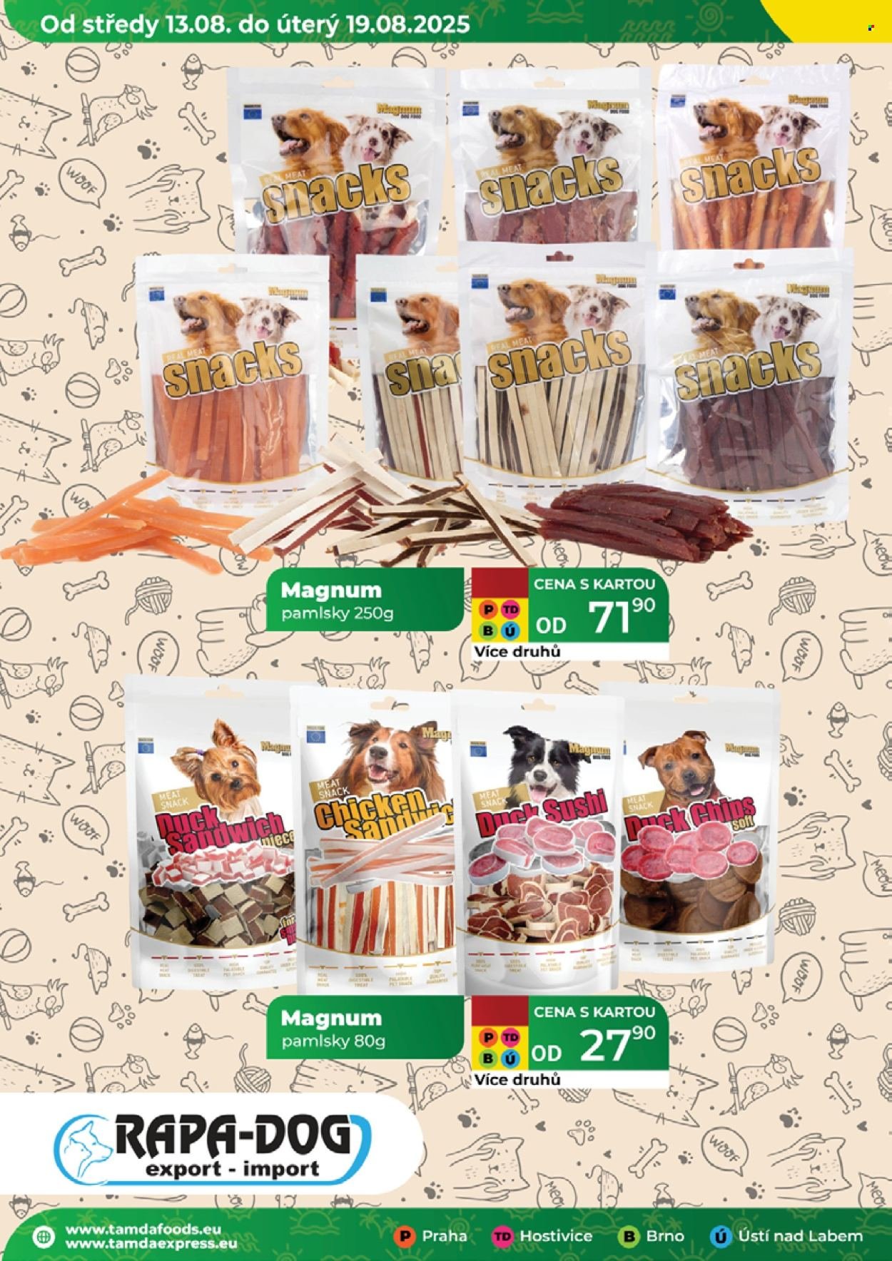 TAMDA FOODS leták - Od středy 13.8.2025 (2025-08-13 - 2025-08-19)