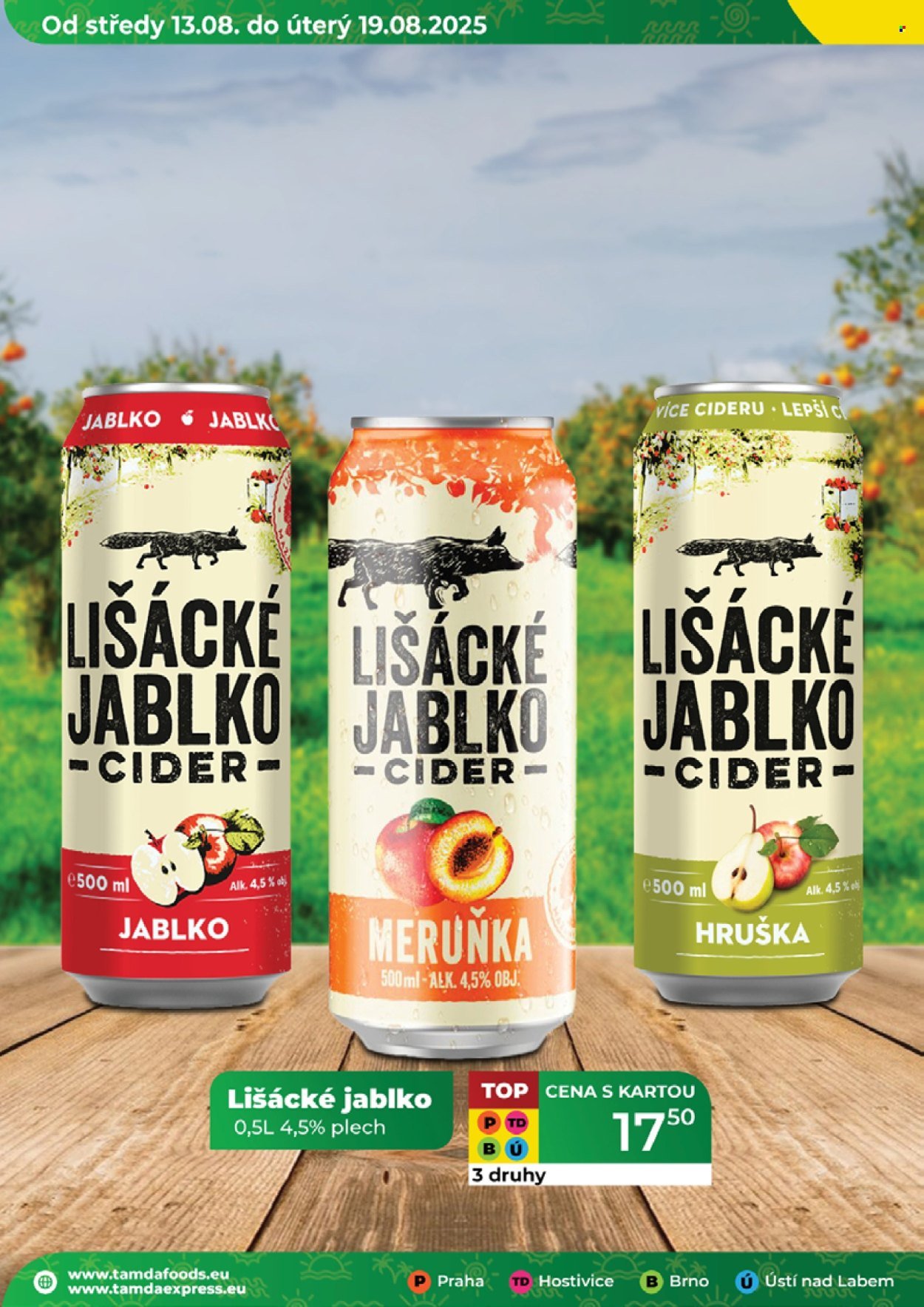 TAMDA FOODS leták - Od středy 13.8.2025 (2025-08-13 - 2025-08-19)