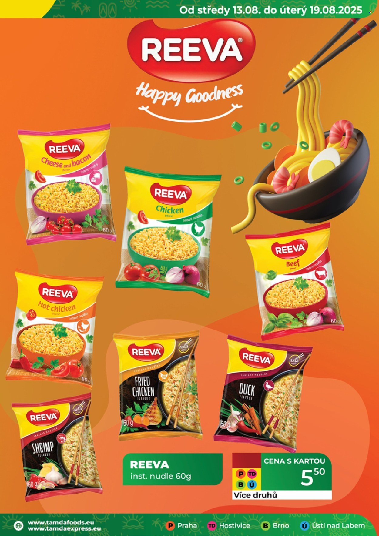 TAMDA FOODS leták - Od středy 13.8.2025 (2025-08-13 - 2025-08-19)