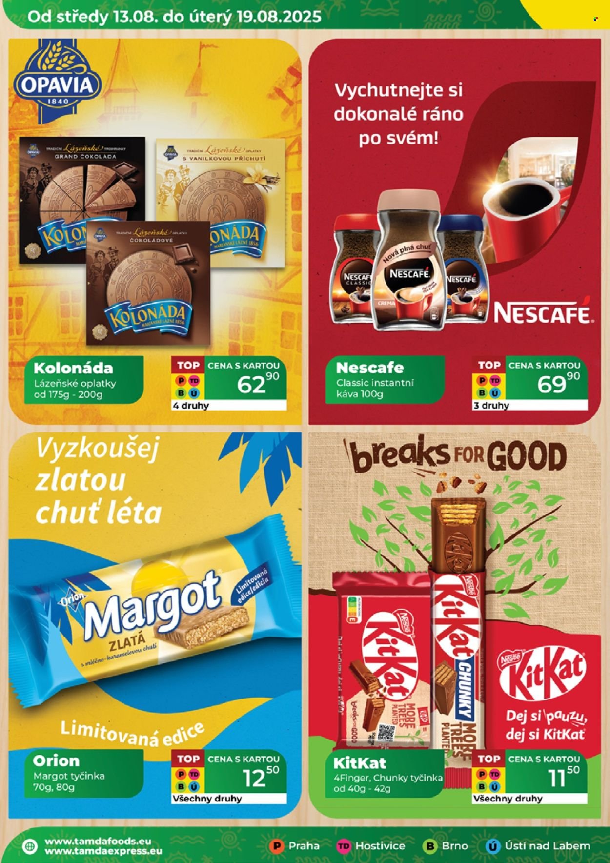 TAMDA FOODS leták - Od středy 13.8.2025 (2025-08-13 - 2025-08-19)